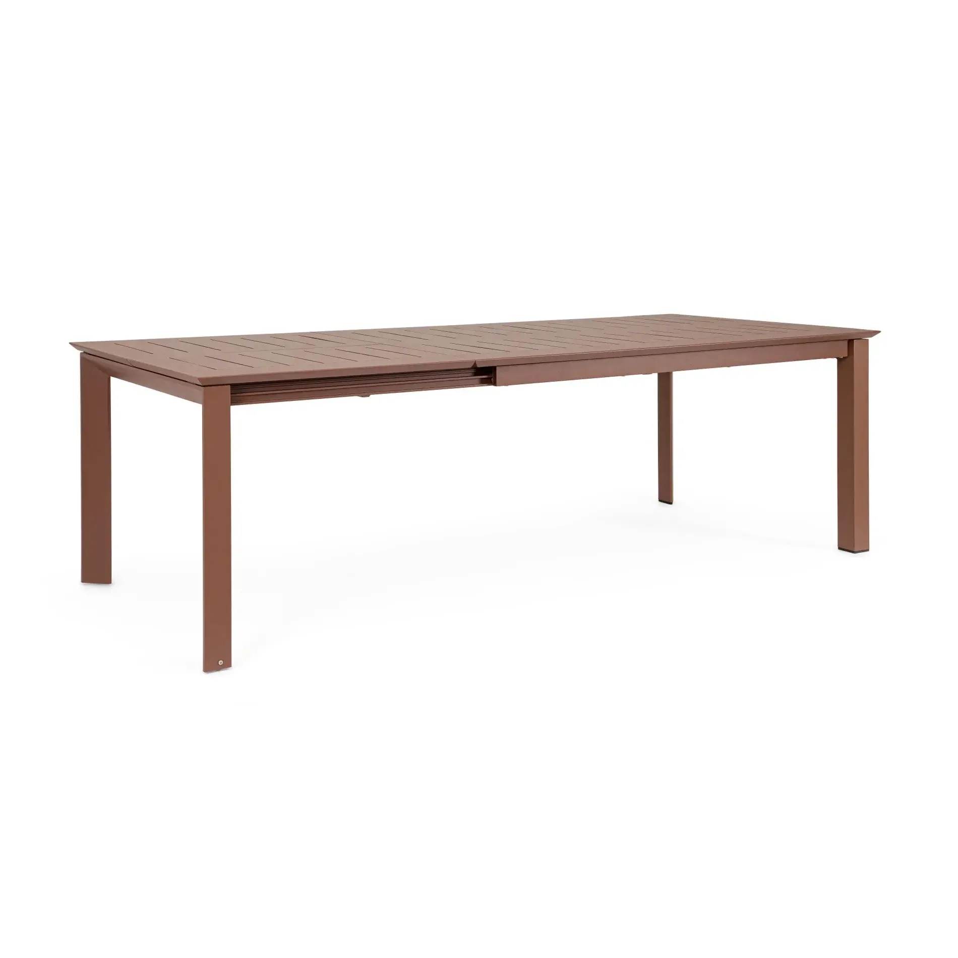 Bolzano Kolli Rozkładany stół ogrodowy 160-240x100 miedziany aluminiowy