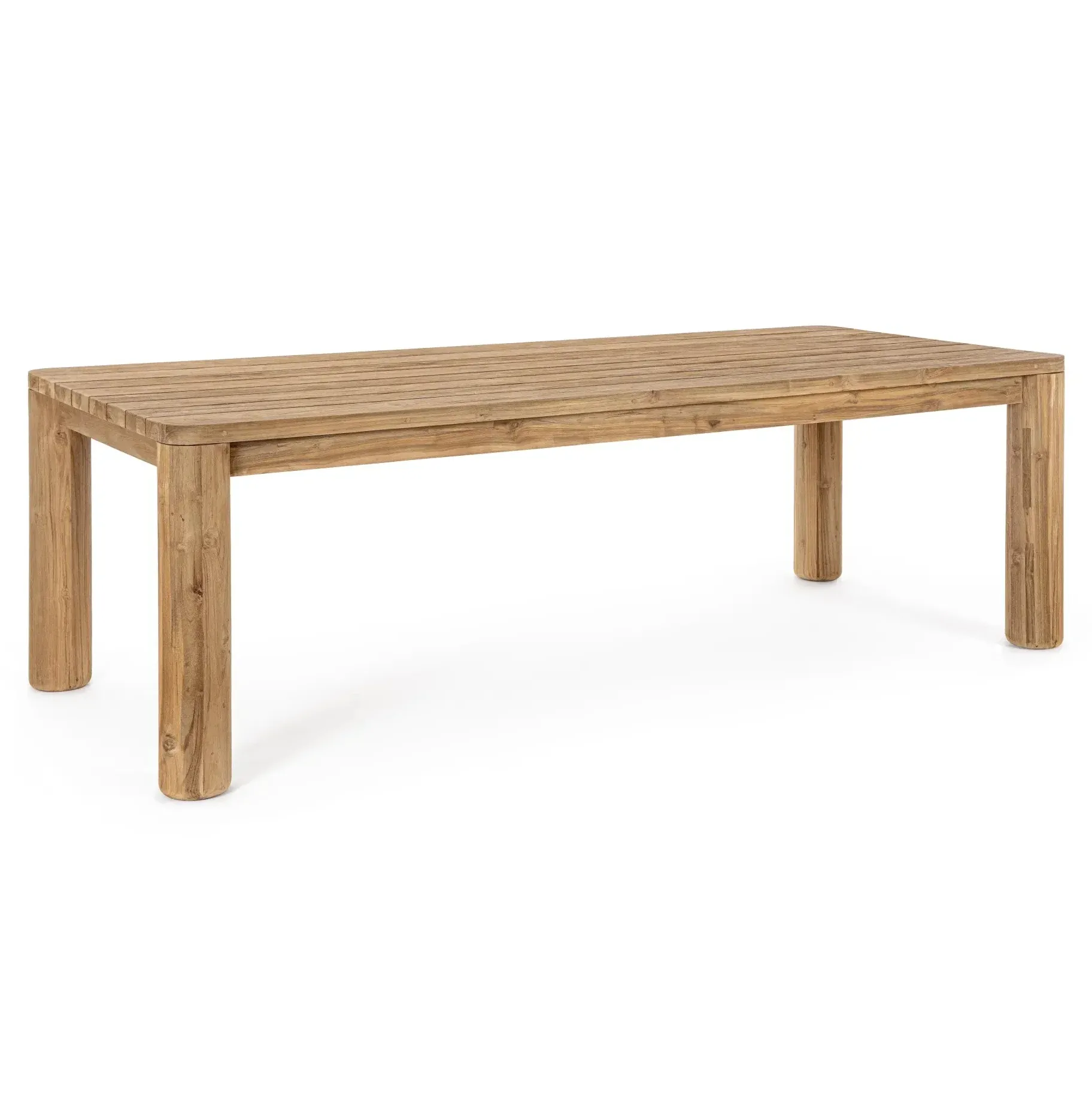 Bolzano Massa Stół ogrodowy 240x100 brązowy Teakowy