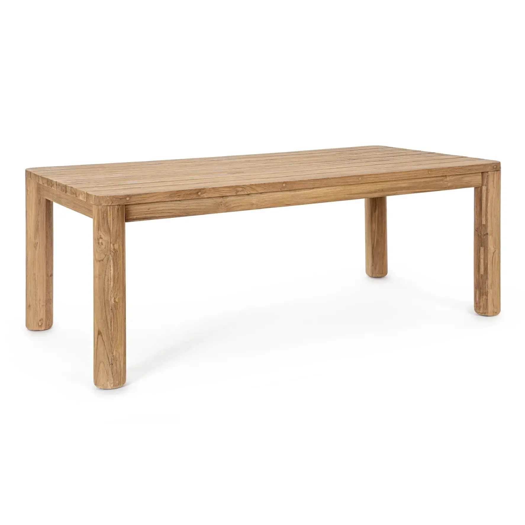 Bolzano Massa Stół ogrodowy 200x100 brązowy Teakowy