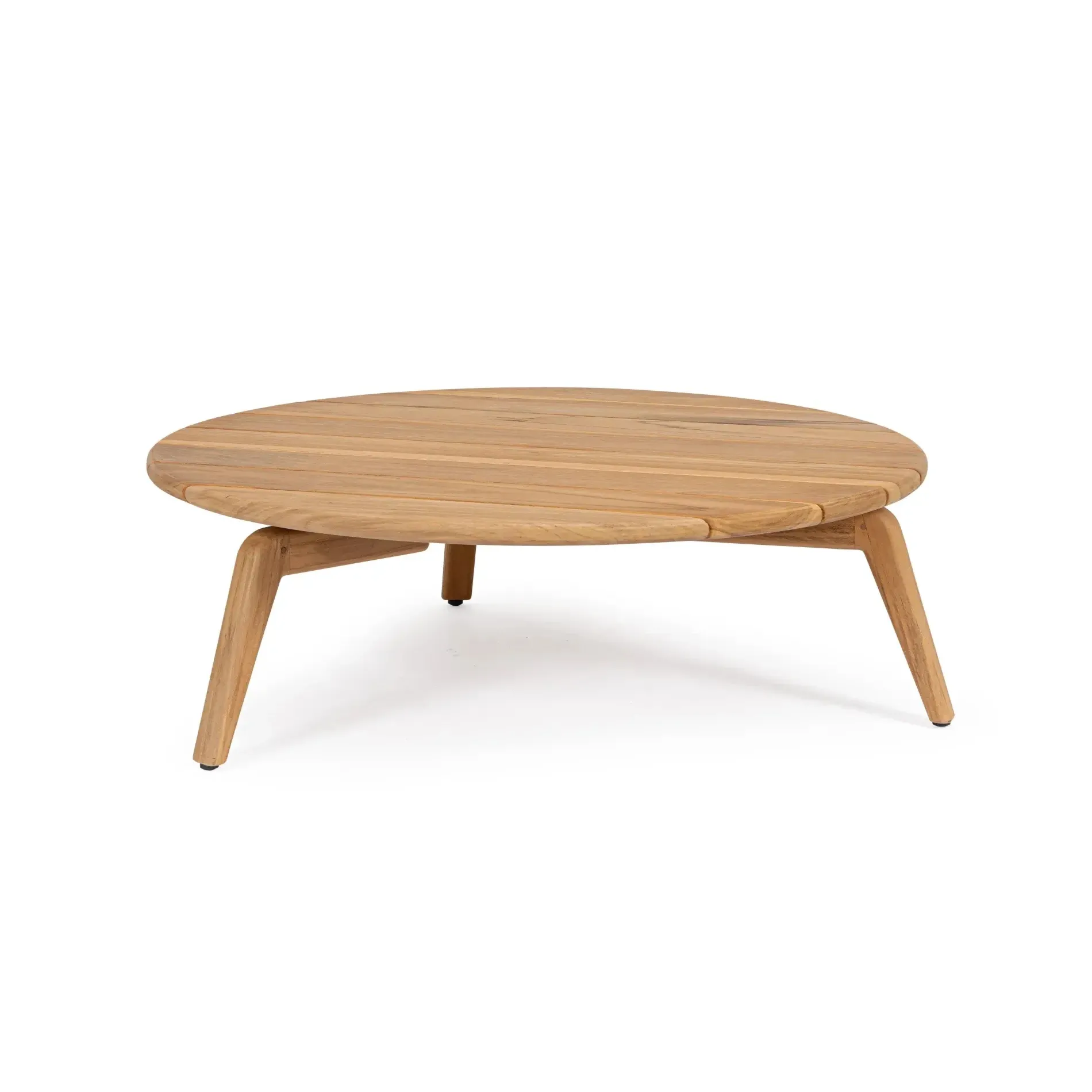 Bolzano Emilia Stolik kawowy Ø90 brązowy aluminiowy