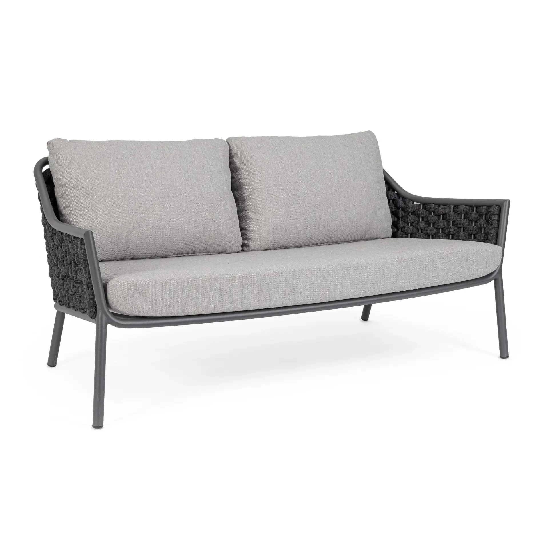 Bolzano Ego Sofa ogrodowa 170x80 atracytowe aluminium