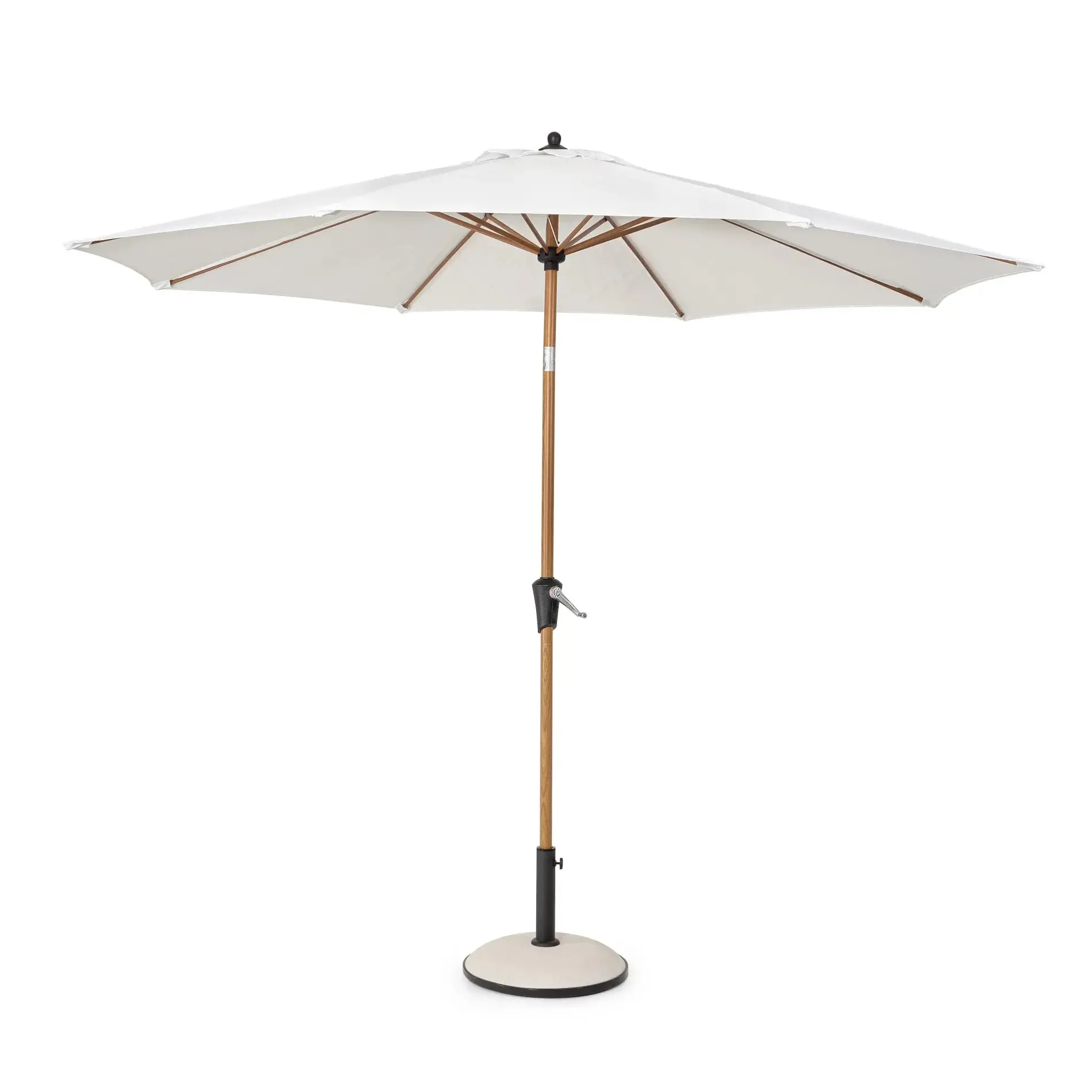 Bolzano Primona Parasol basenowy okrągły Ø300 biały stalowy