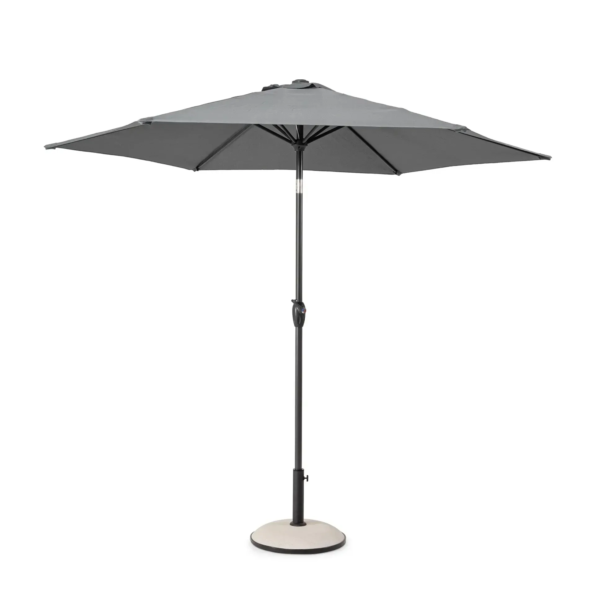 Bolzano Katan Parasol basenowy okrągły Ø235 szary aluminiowy