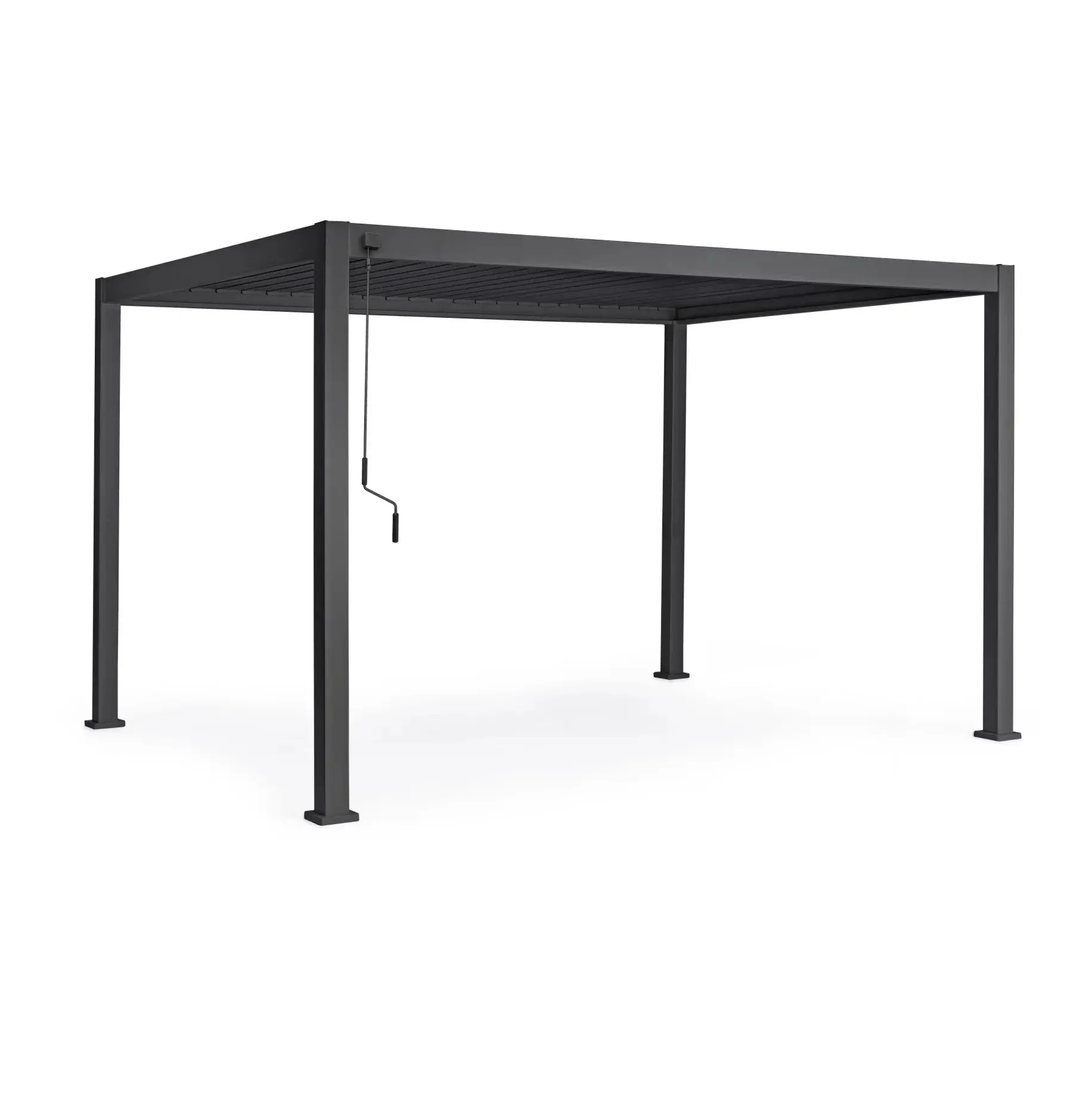 Bolzano Roma Zadaszenie tarasu - pergola 400x300 antracytowe aluminium