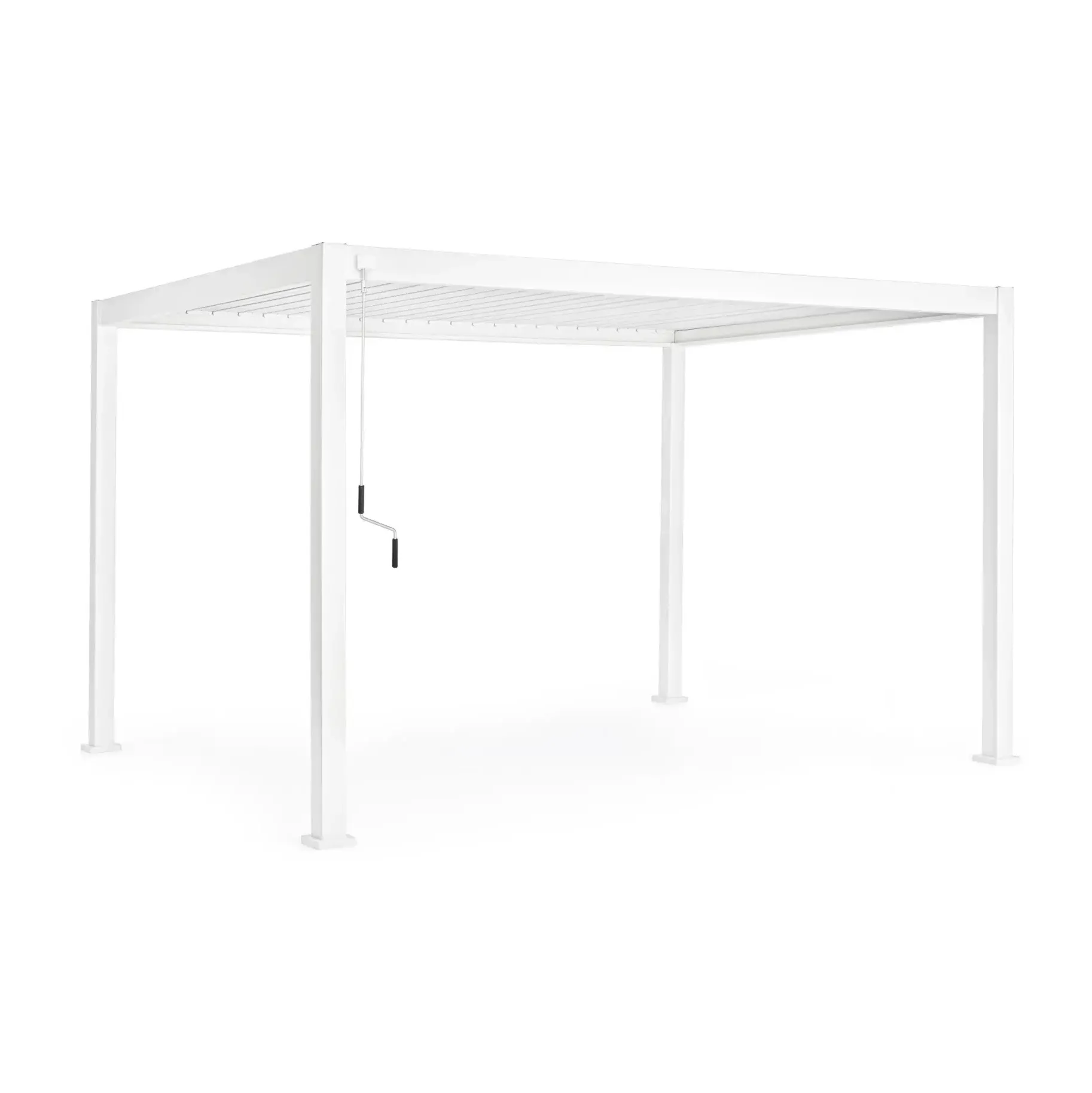 Bolzano Roma Zadaszenie tarasu - pergola 400x300 białe aluminium