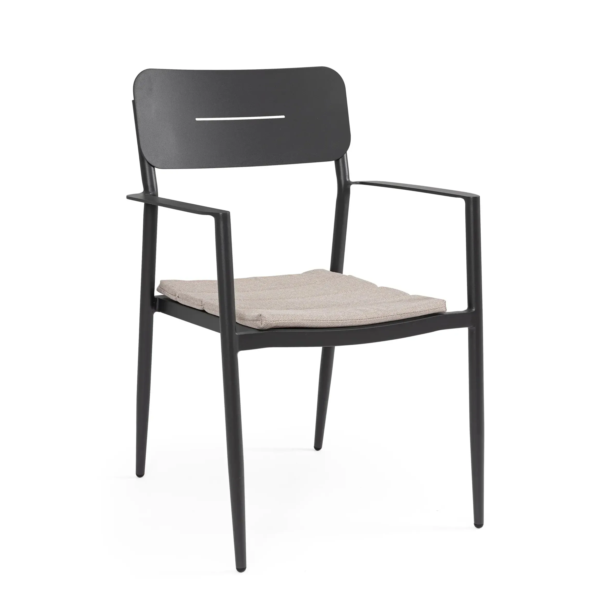 Bolzano Narciso  Krzesło ogrodowe  antracytowe aluminiowe