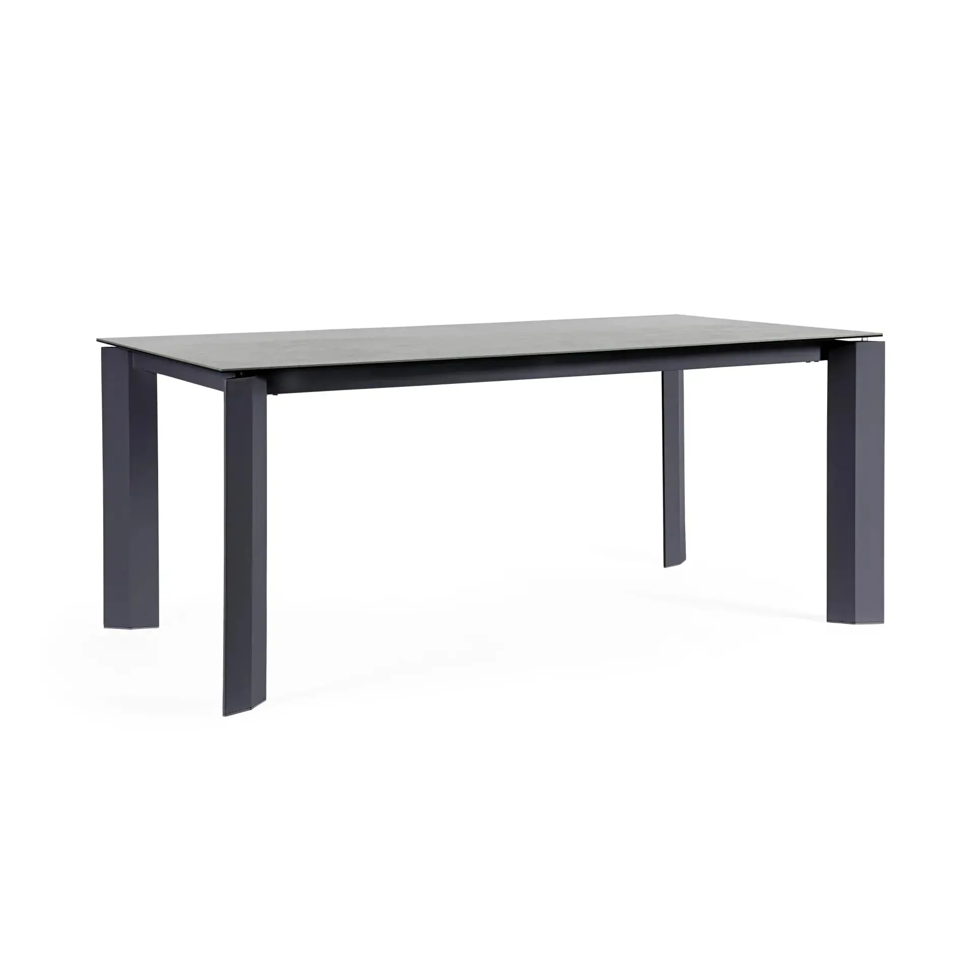 Bolzano Otis Stół ogrodowy 180x95 czarny aluminiowy