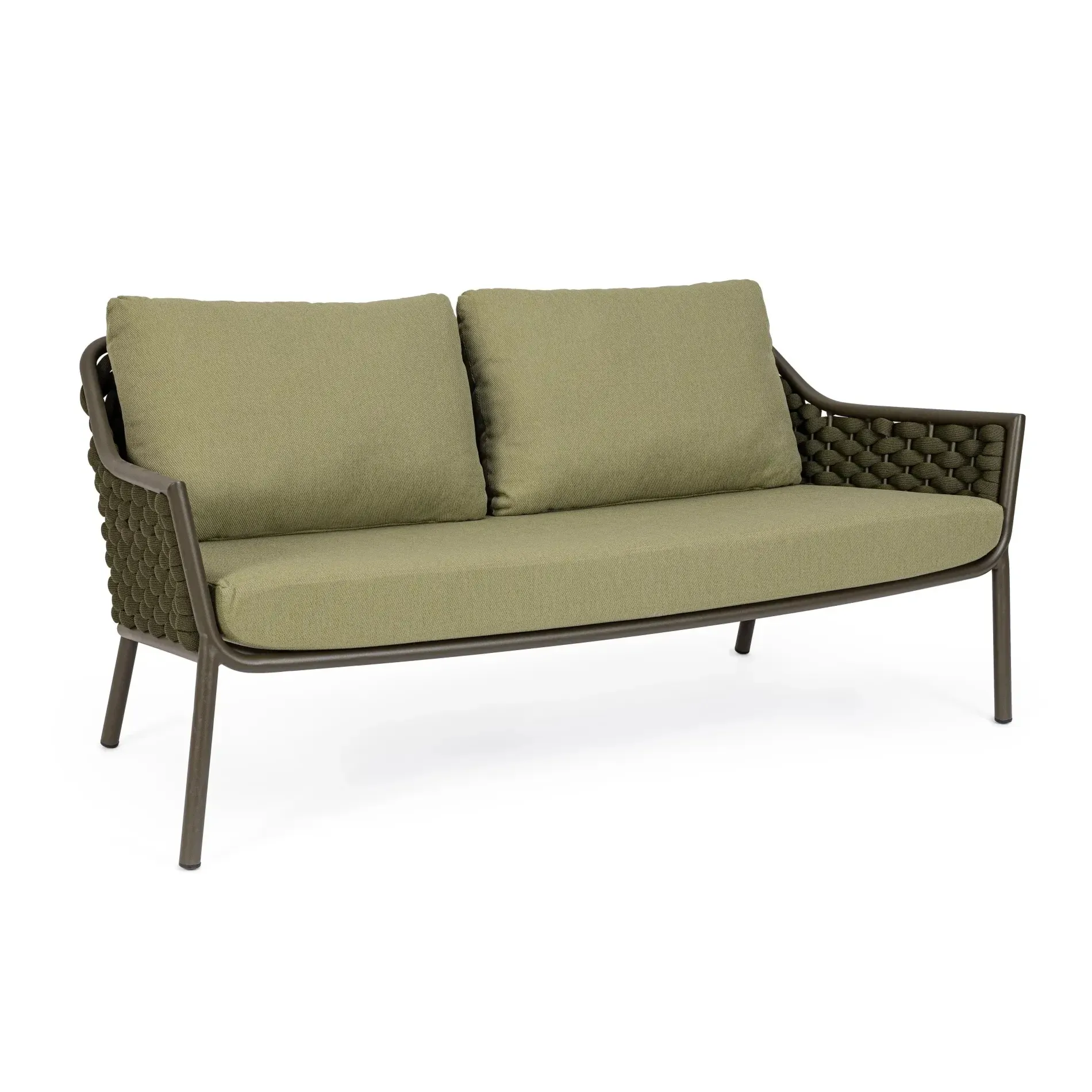 Bolzano Ego Sofa ogrodowa 170x80 zielone aluminium