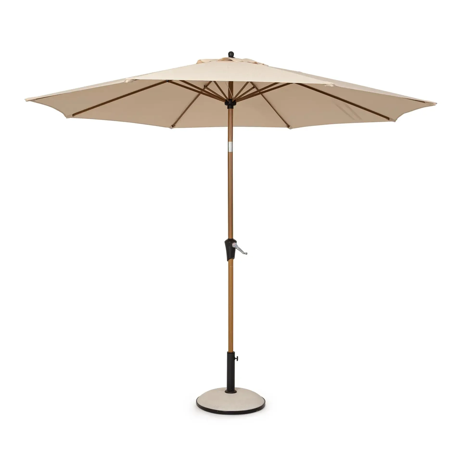 Bolzano Primona Parasol basenowy okrągły Ø300 beżowy stalowy