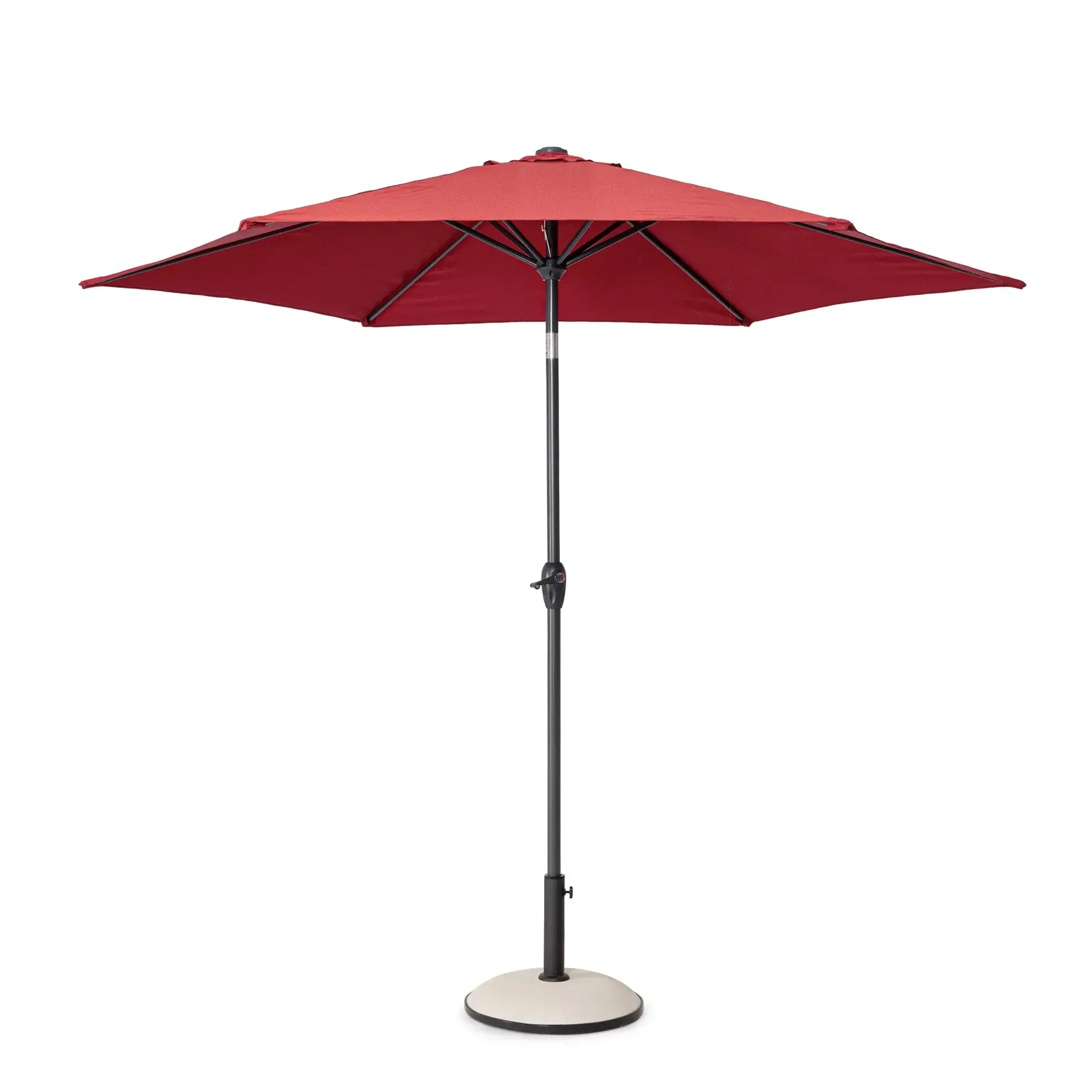 Bolzano Katan Parasol basenowy okrągły Ø235 czerwony aluminiowy