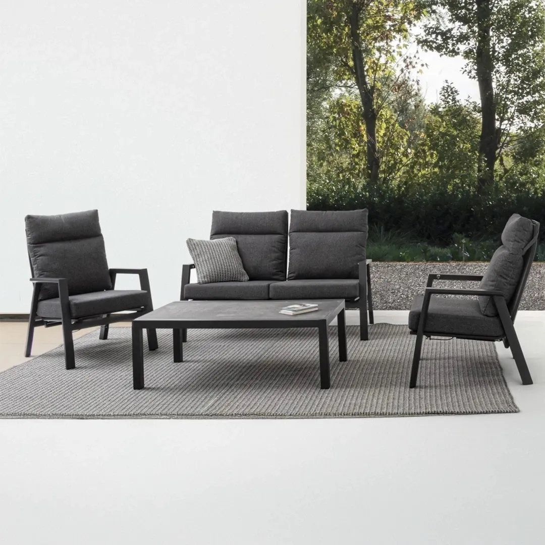 Bolzano zestaw ogrodowy Kanva JX55 antracytowy