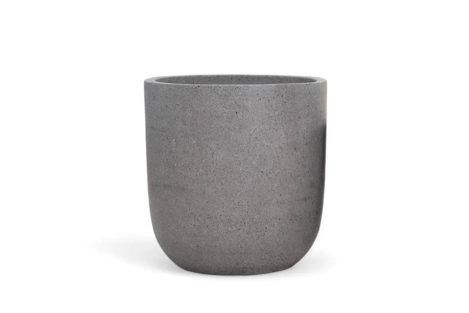 Donica tarasowa, ogrodowa FLEY mrozoodporna Ø55x57 Flucci szara