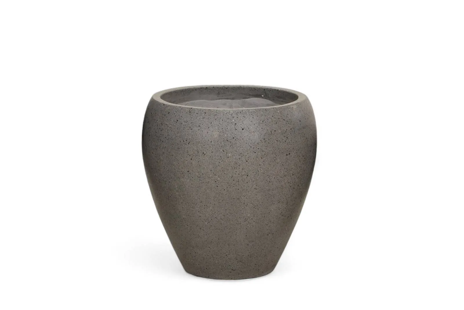 Donica tarasowa, ogrodowa FLEY mrozoodporna Ø50x52 Flucci szara