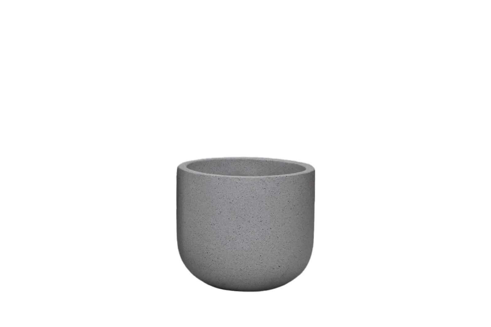 Donica tarasowa, ogrodowa FLEY mrozoodporna Ø30x27 Flucci szara