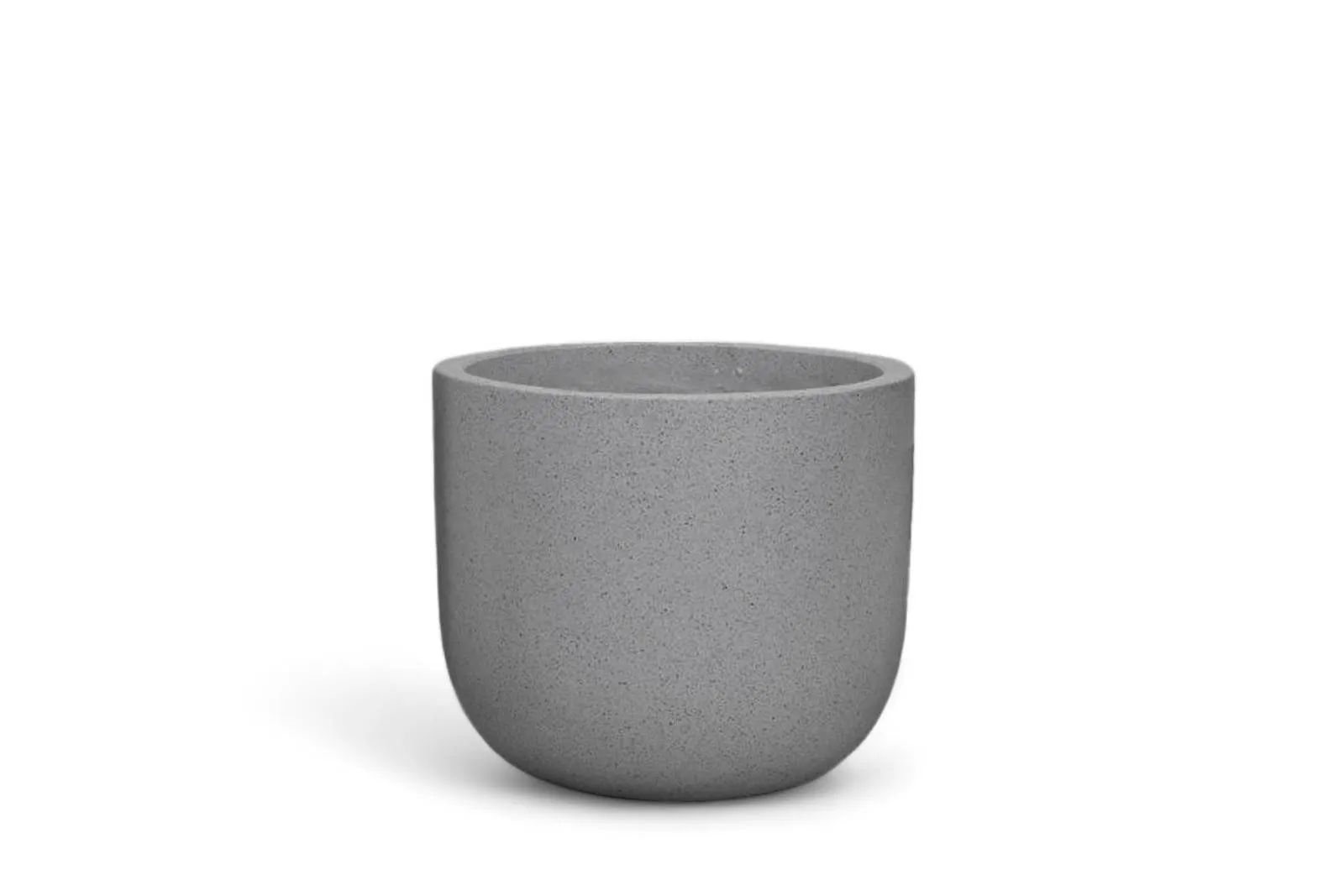 Donica tarasowa, ogrodowa FLEY mrozoodporna Ø37x33 Flucci szara