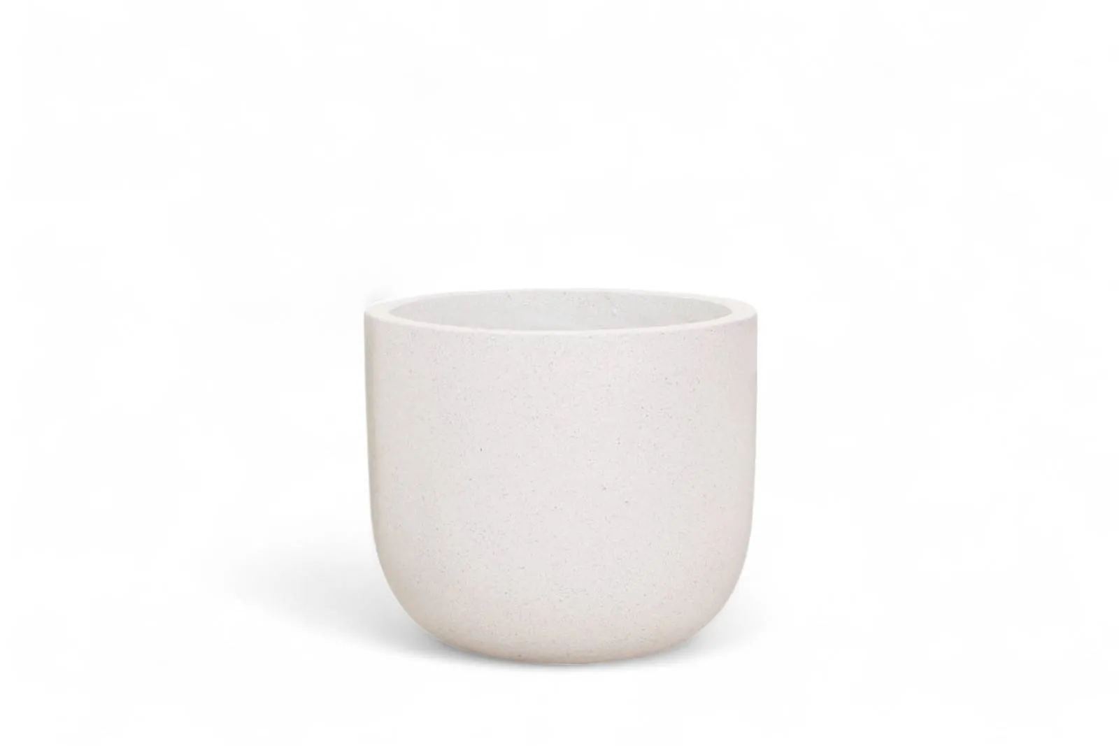 Donica tarasowa, ogrodowa FLITE mrozoodporna Ø37x33 Flucci biała