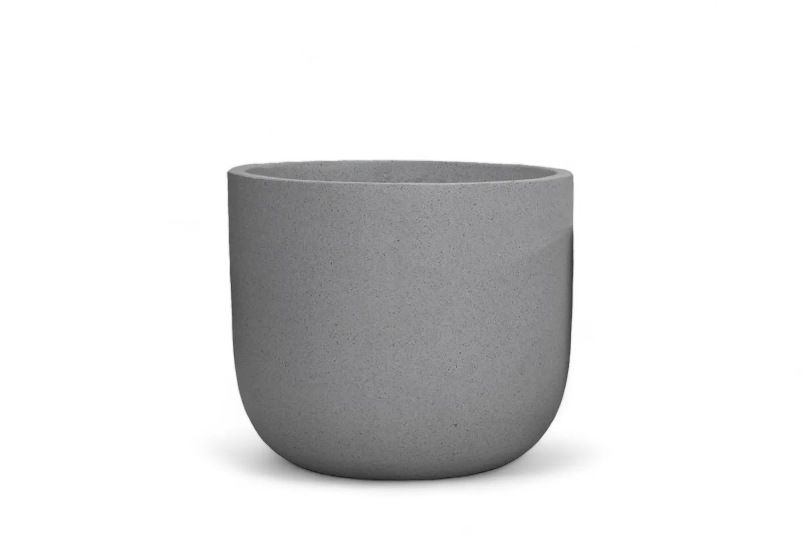 Donica tarasowa, ogrodowa FLEY mrozoodporna Ø55x49 Flucci szara