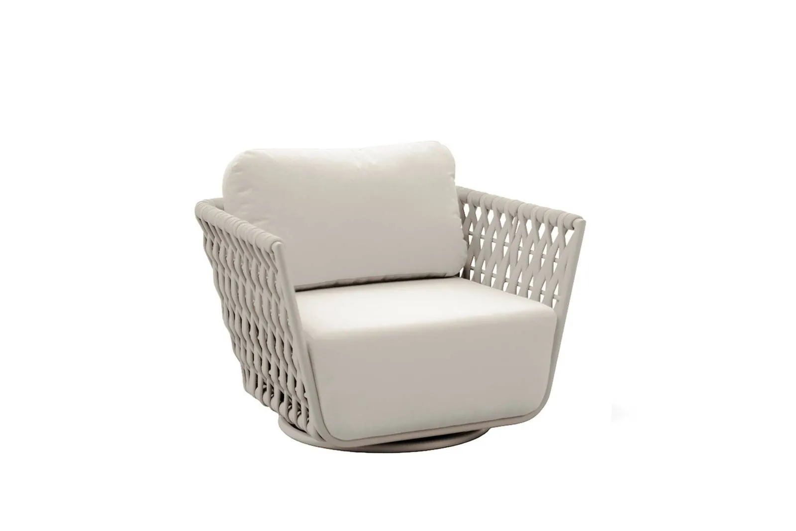 Fotel ogrodowy duży HUG  87x95x83 Couture Jardin szarobeżowy