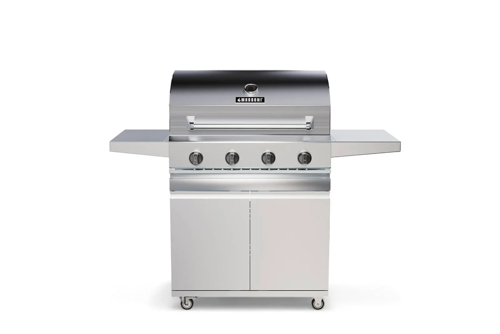 Grill ogrodowy gazowy 4-palnikowy LIPARI  149x57 Marroni Grills srebrny