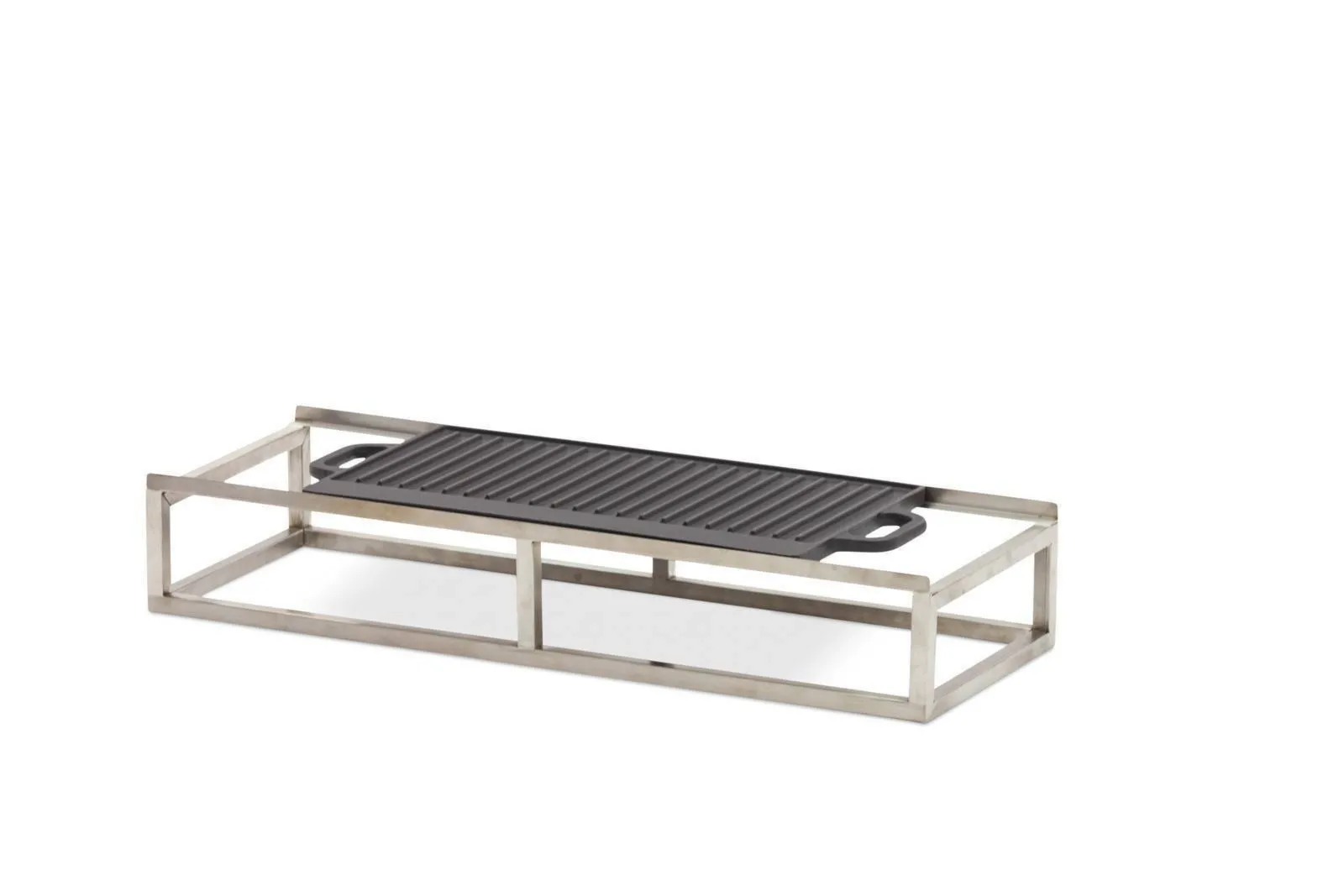 Grill do paleniska gazowego prostokątny FOGO   Marroni Grills antracytowy