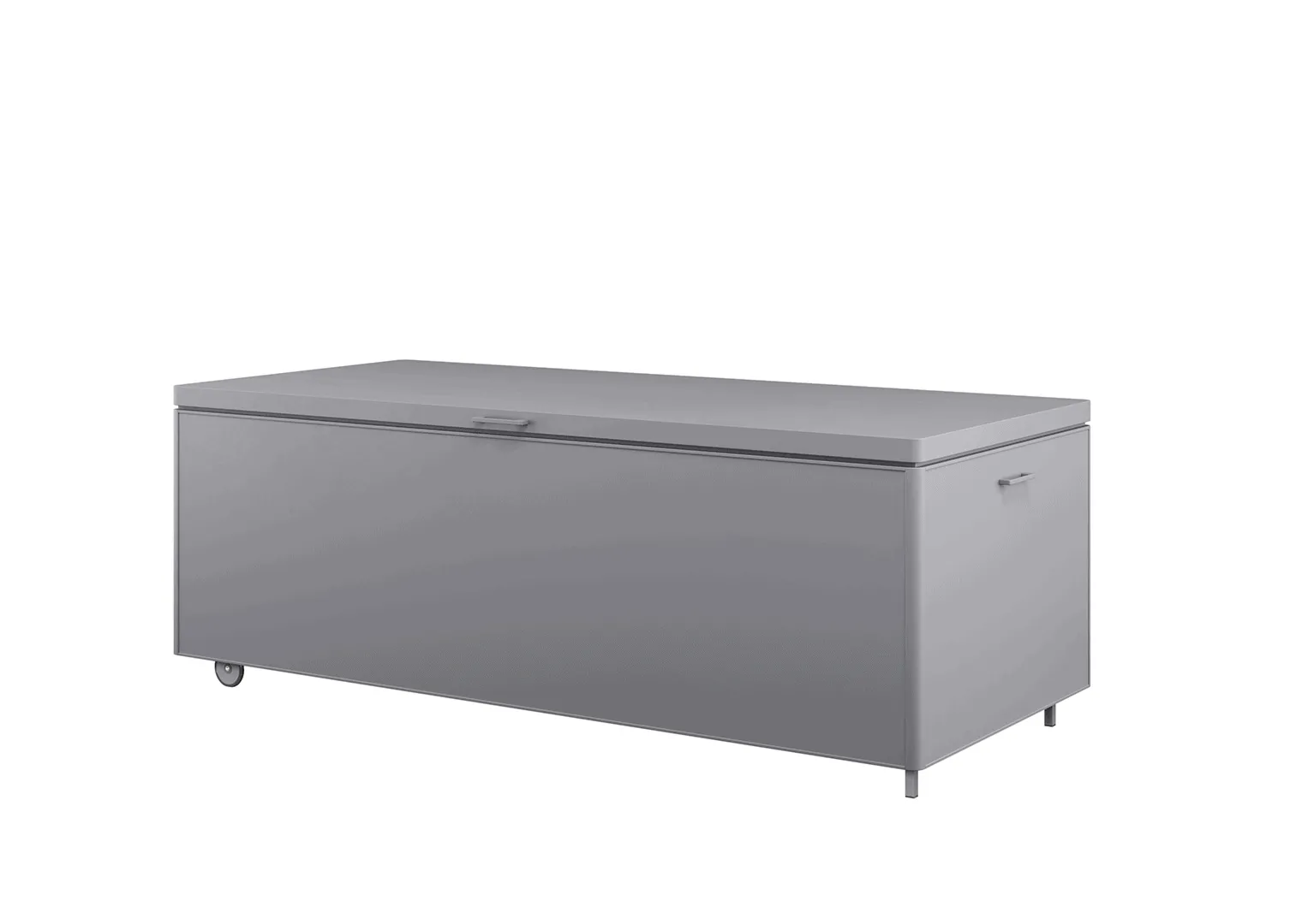 Skrzynia tarasowa do ogrodu, pojemna CONTIENTORE  200x90 Zumm szara