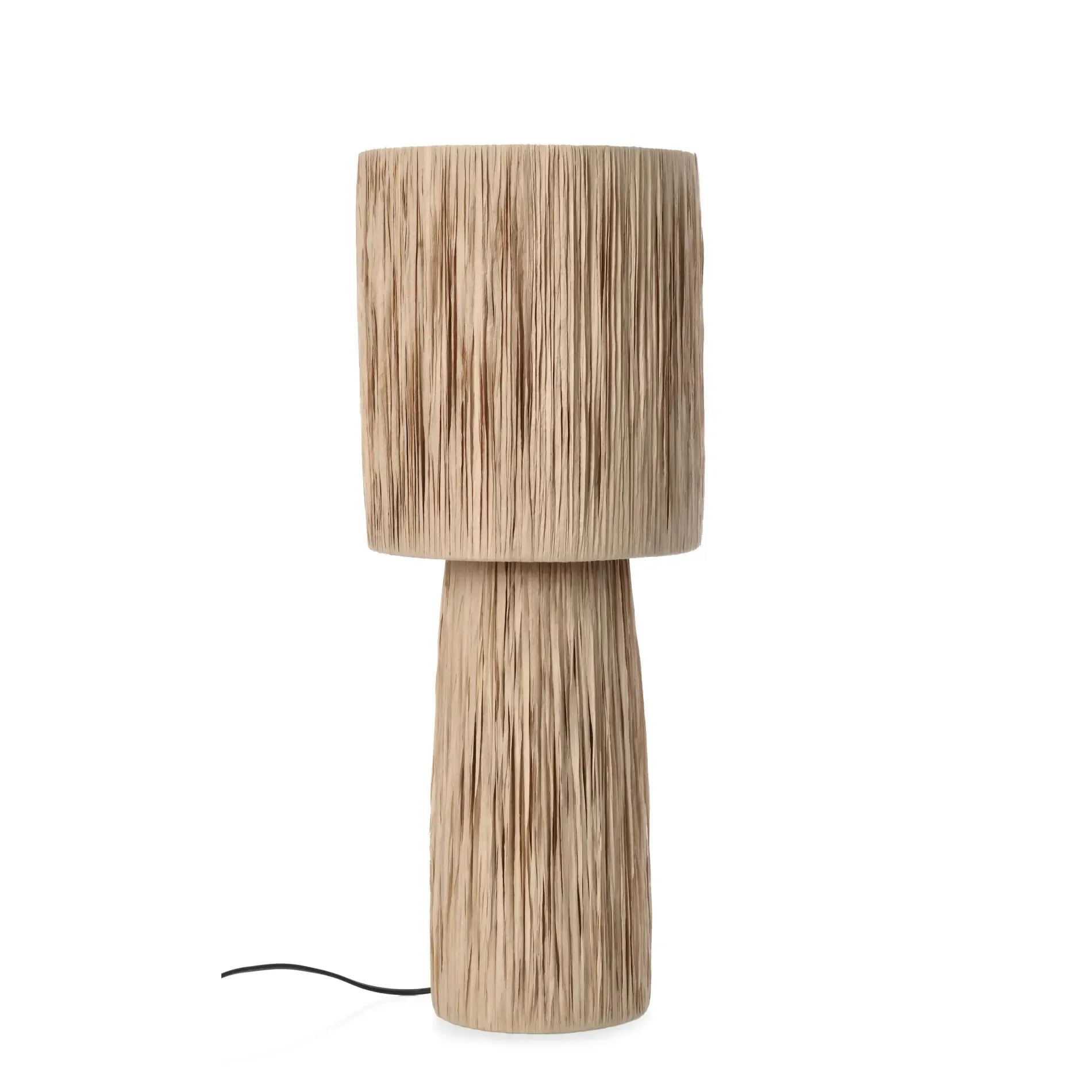 Bolzano Kleos Lampka z naturalnego włókna  Ø23 brązowy rattanowy