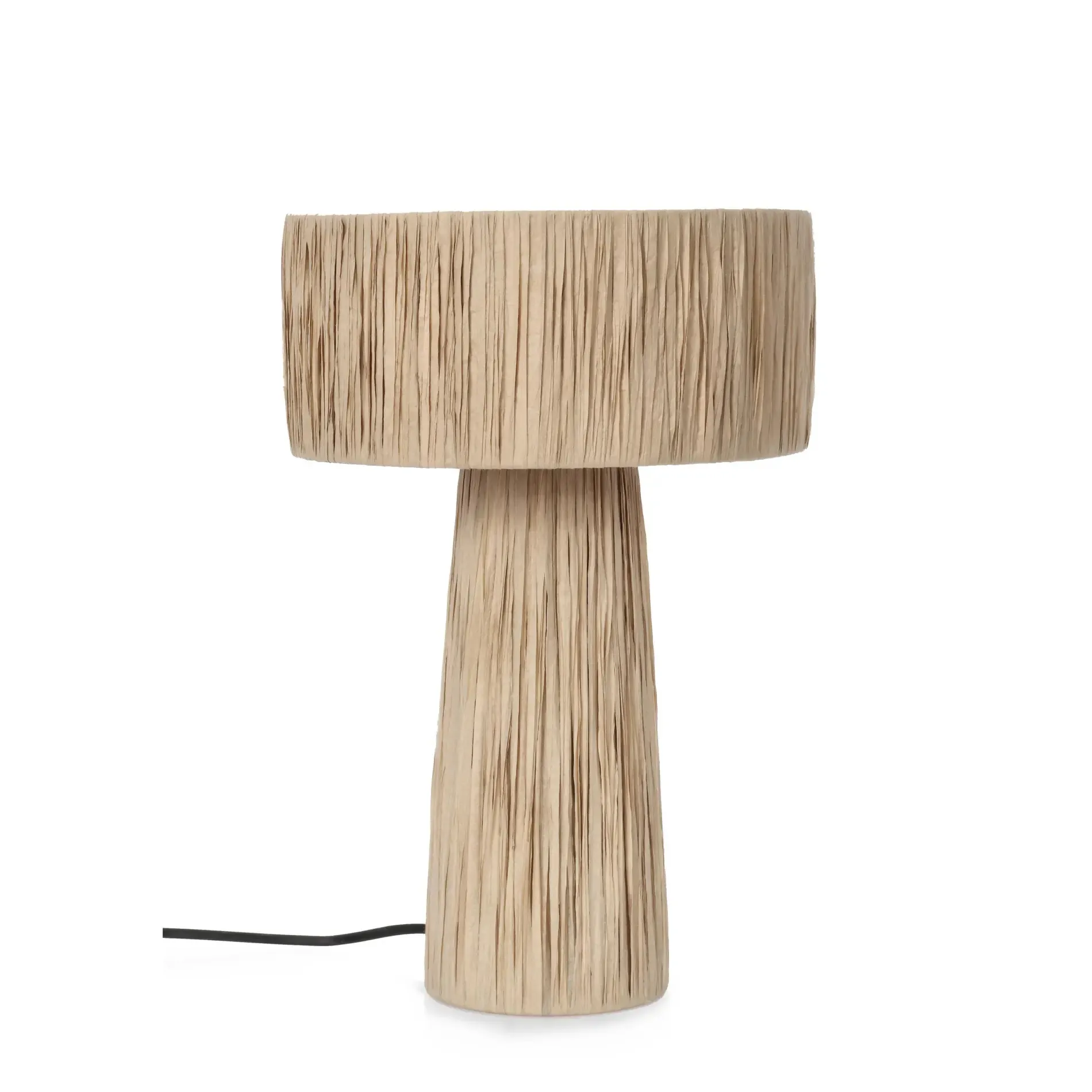 Bolzano Kleos Lampka z naturalnego włókna  Ø23 brązowy rattanowy