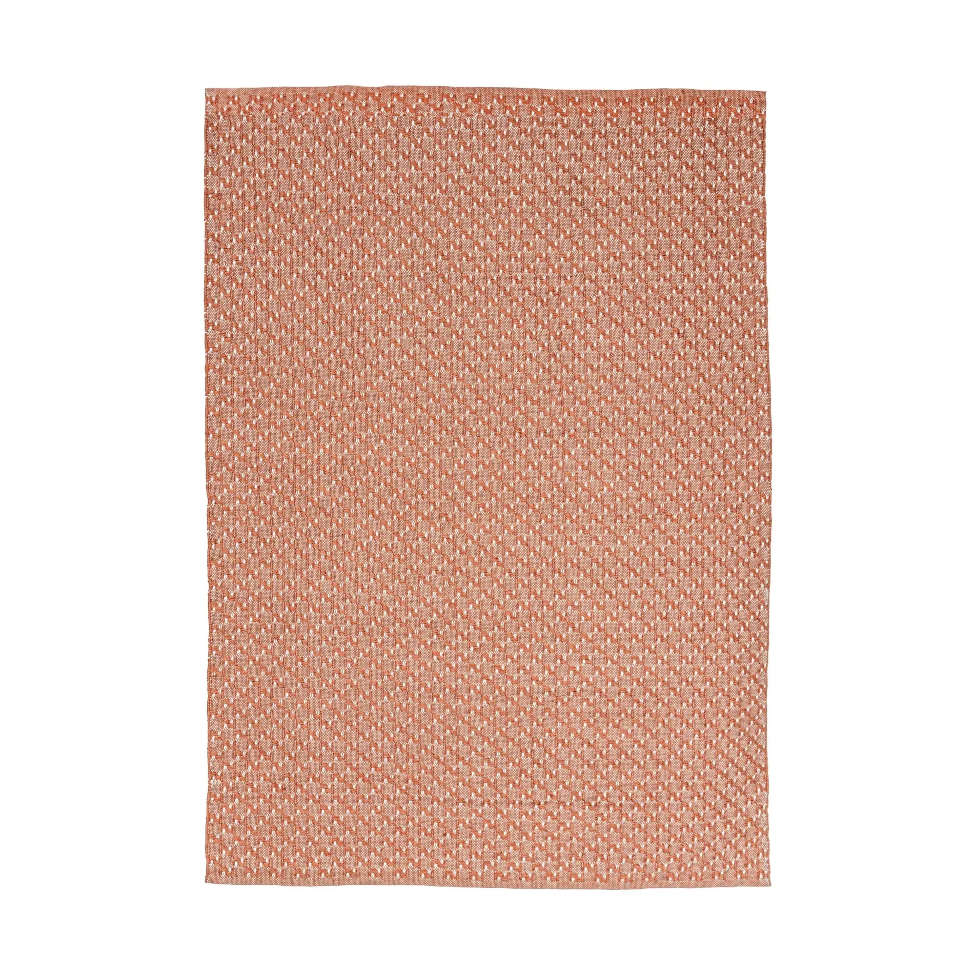 Bolzano Bianchi Dywan ręcznie pleciony ogrodowy 170x240 POMARAŃCZ polipropylenowy