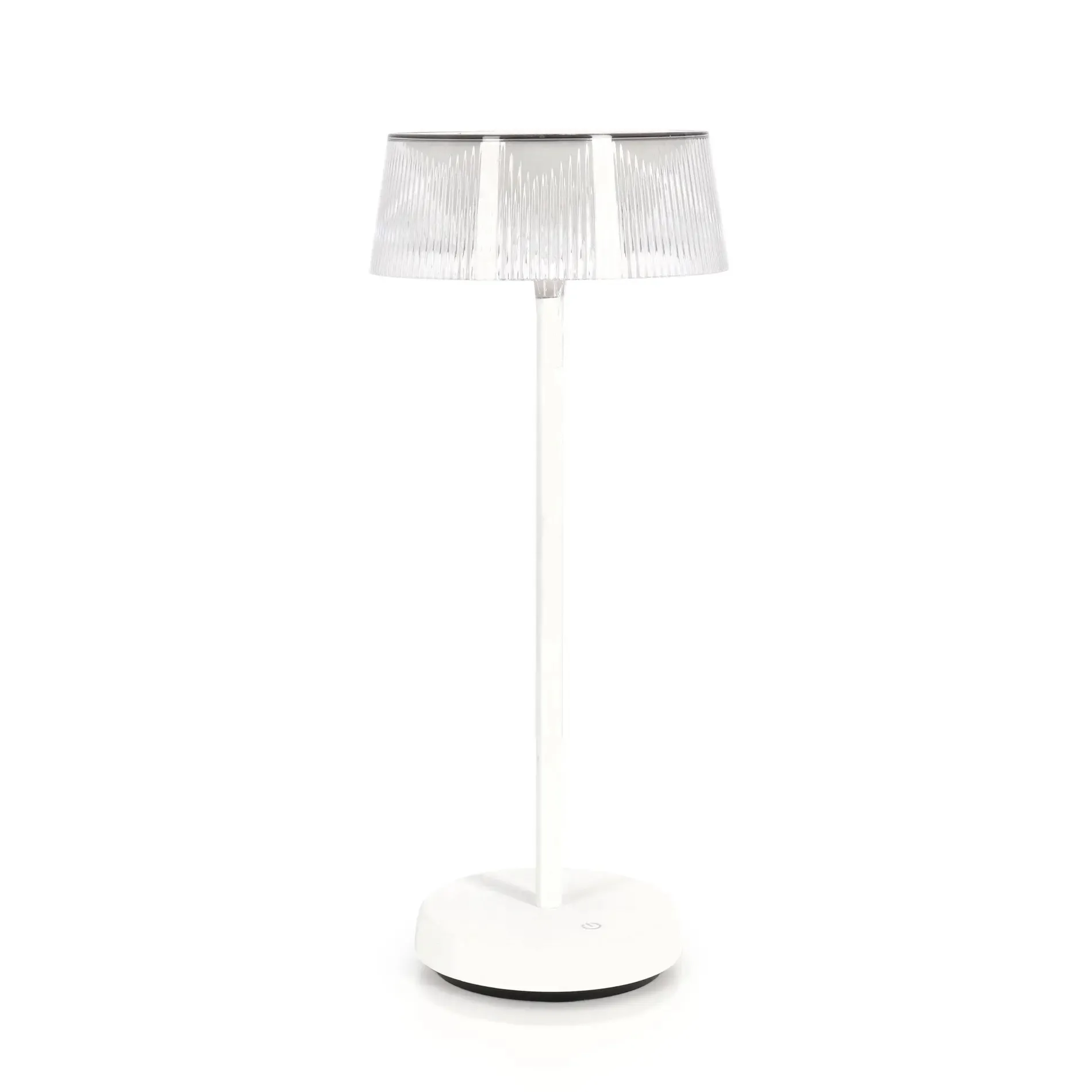 Bolzano Eterium Lampka LED na stolik Ø15,4 Biała metalowa