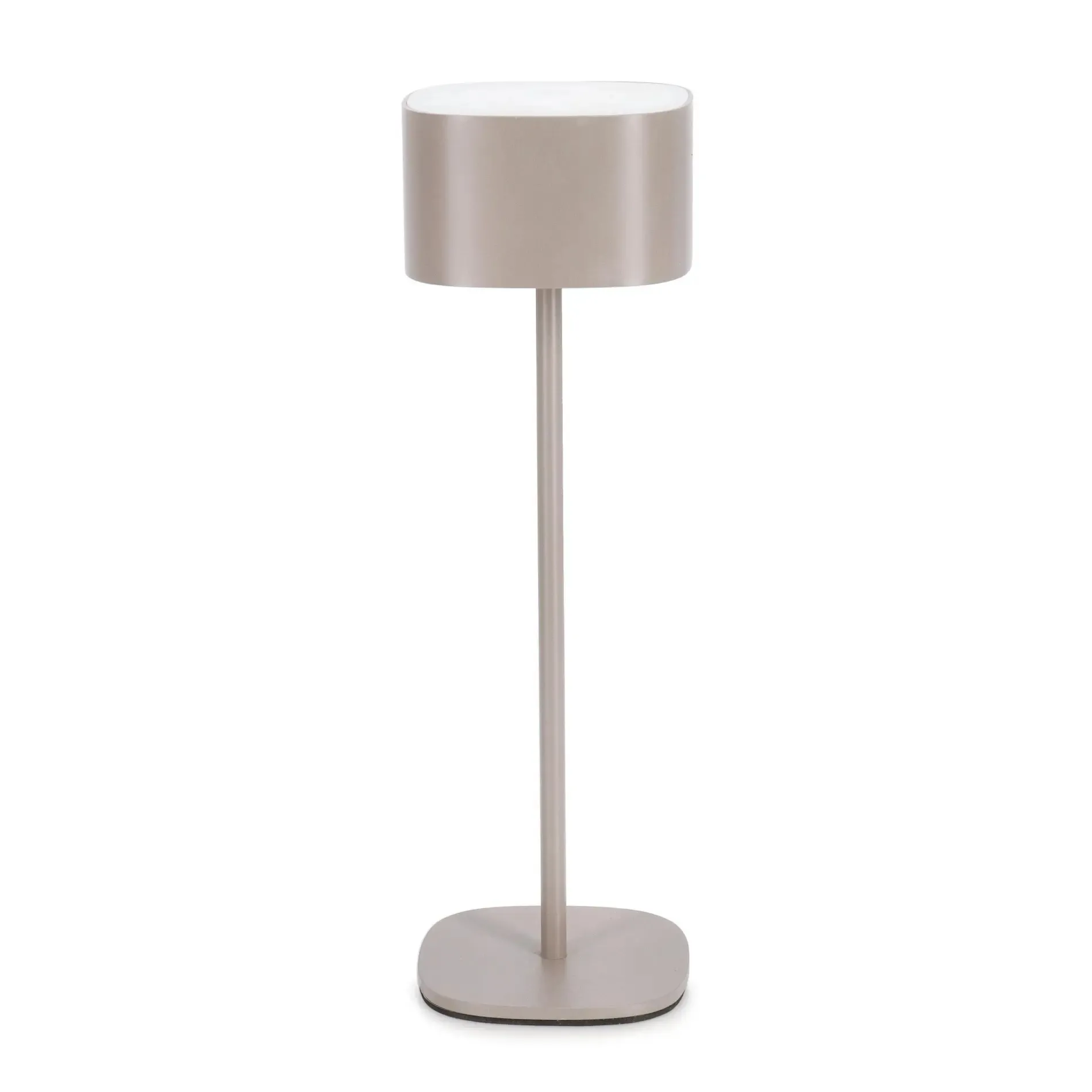 Bolzano Eterium Lampka LED na stolik Ø8 Szara metalowa