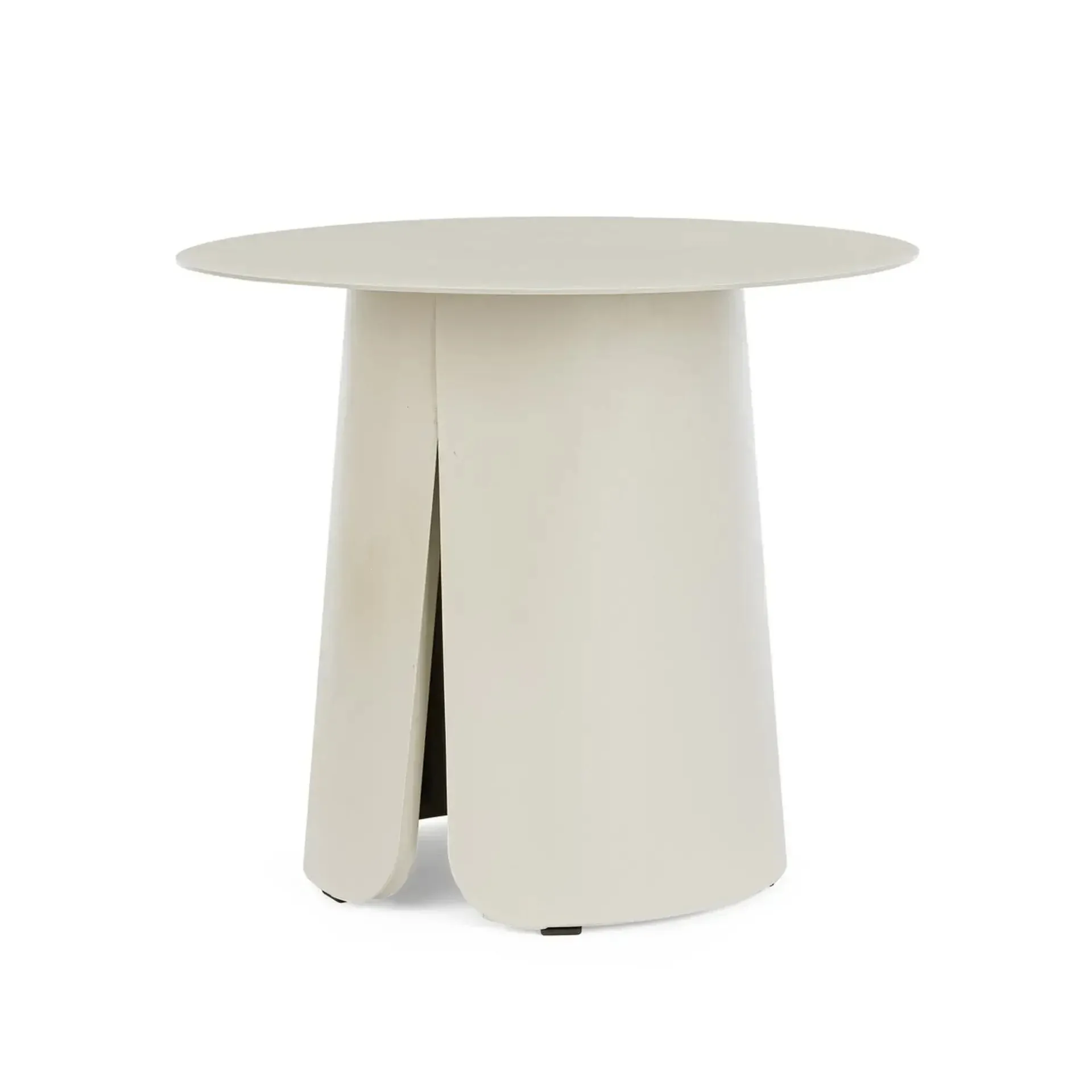 Stolik BRYAN Ø45 Bizzotto beżowy aluminium