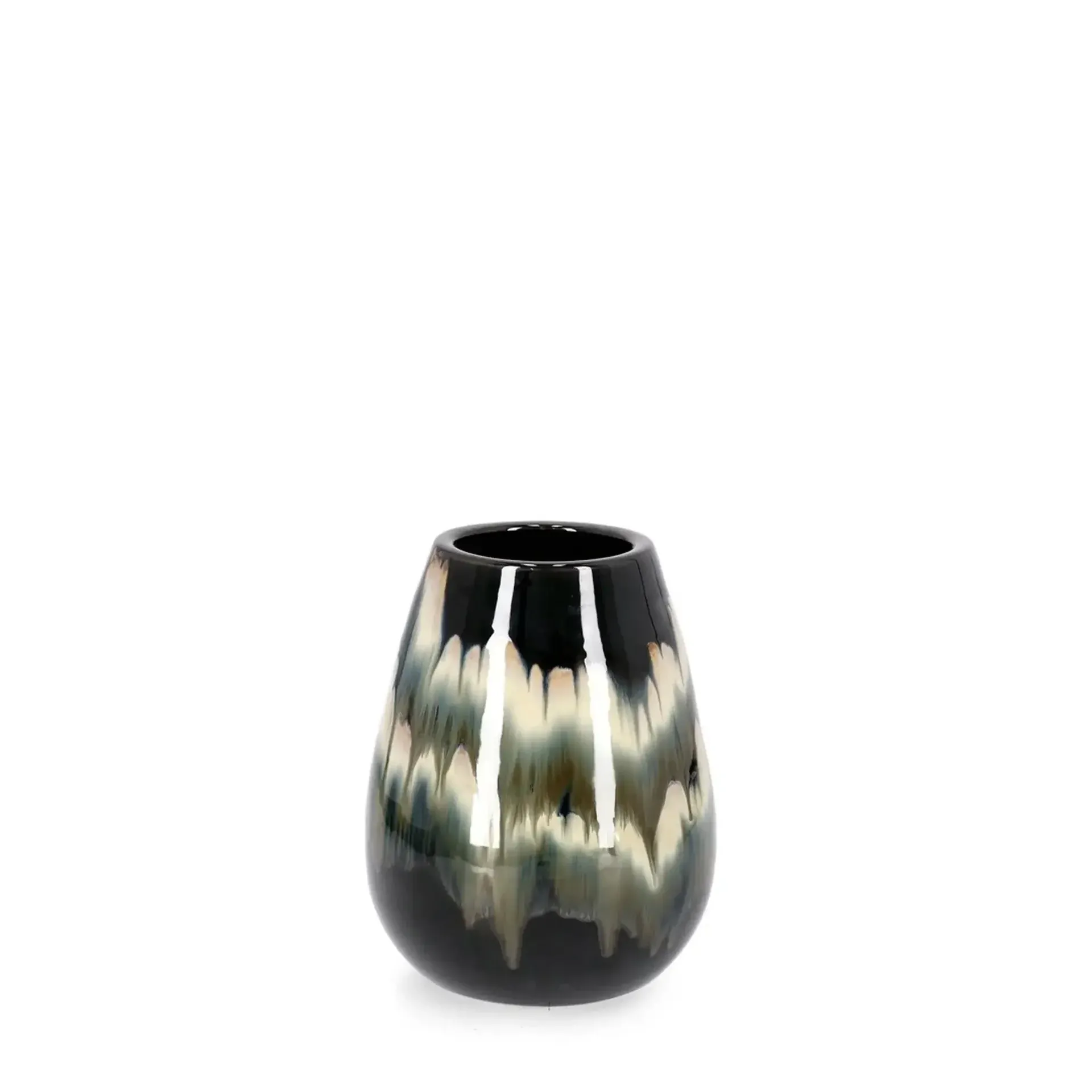 Wazon COIRA Ø24 Bizzotto czarny ceramika