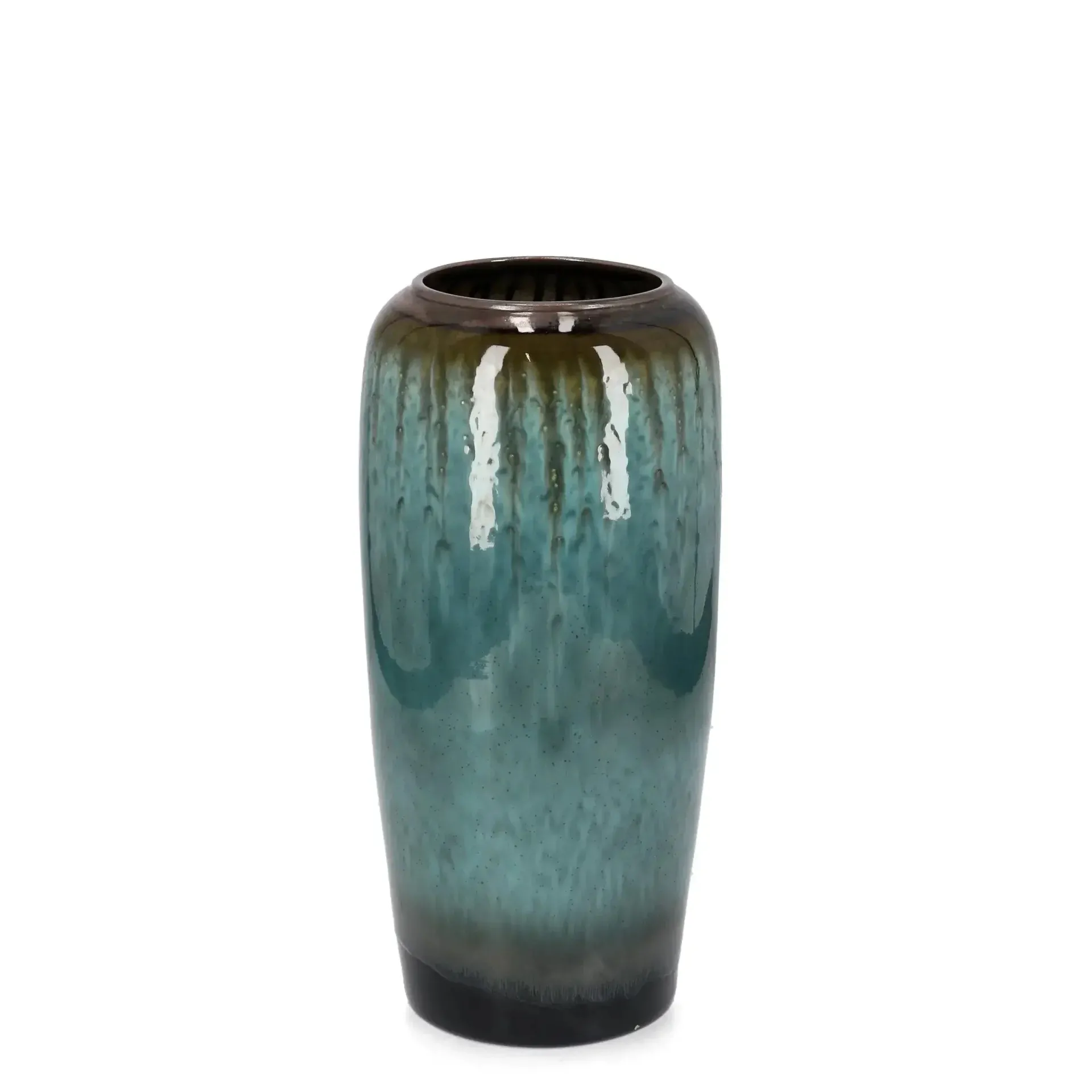 Wazon COIRA Ø26 Bizzotto niebieski ceramika