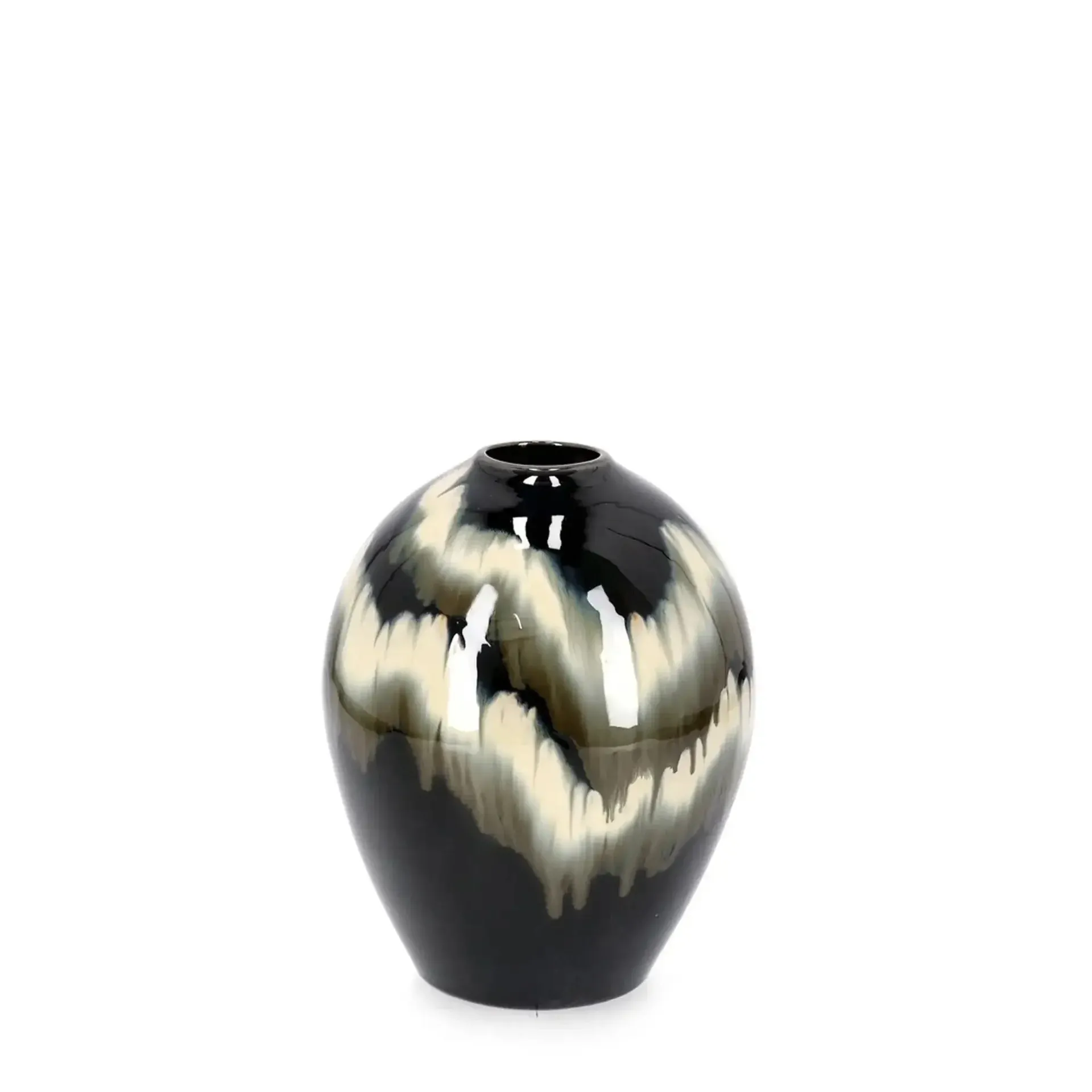 Wazon COIRA Ø25 Bizzotto czarny terakota