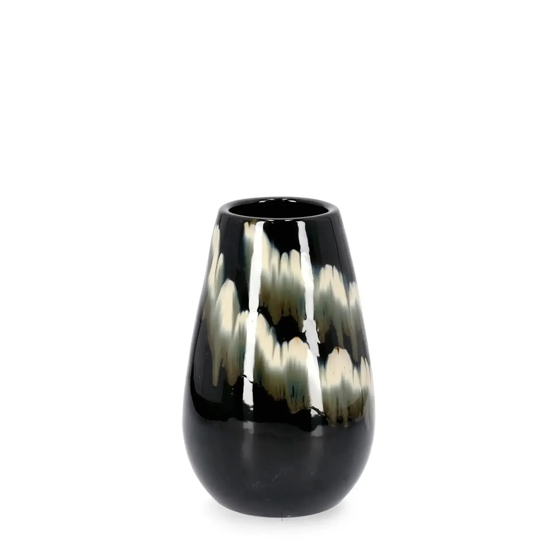 Wazon COIRA Ø25 Bizzotto czarny terakota