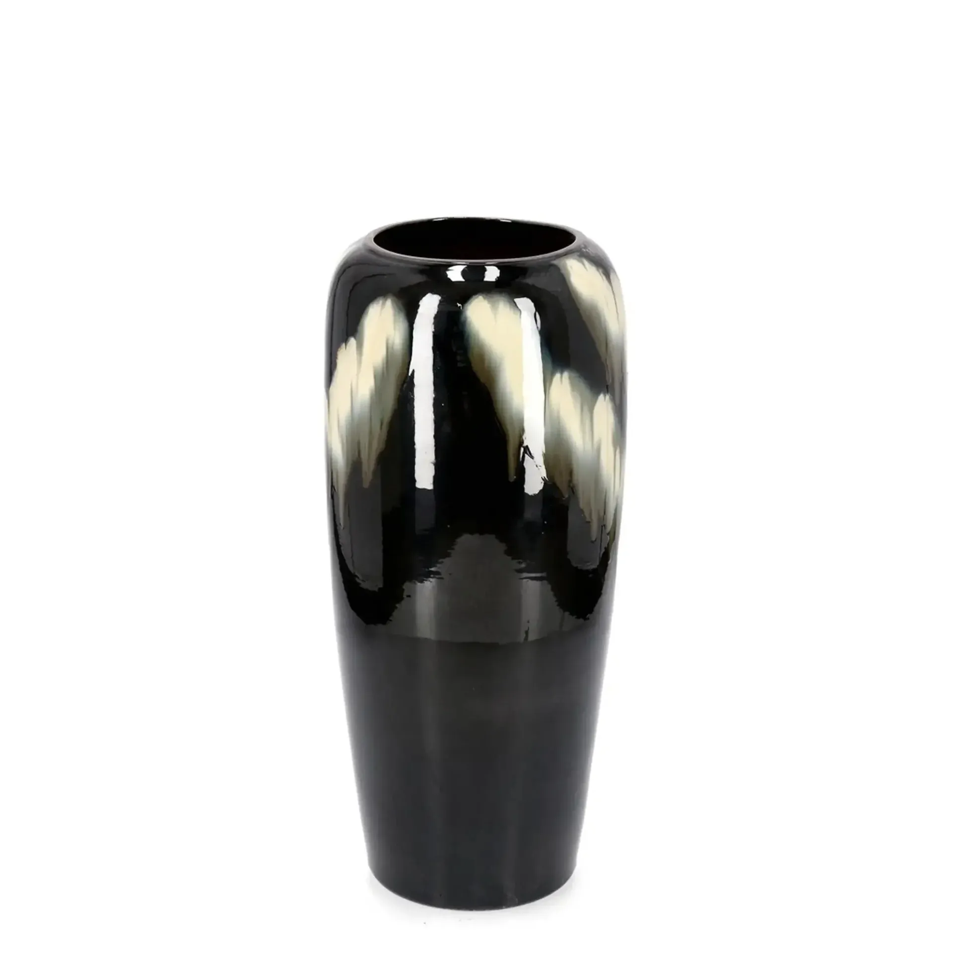 Wazon COIRA Ø26 Bizzotto czarny terakota