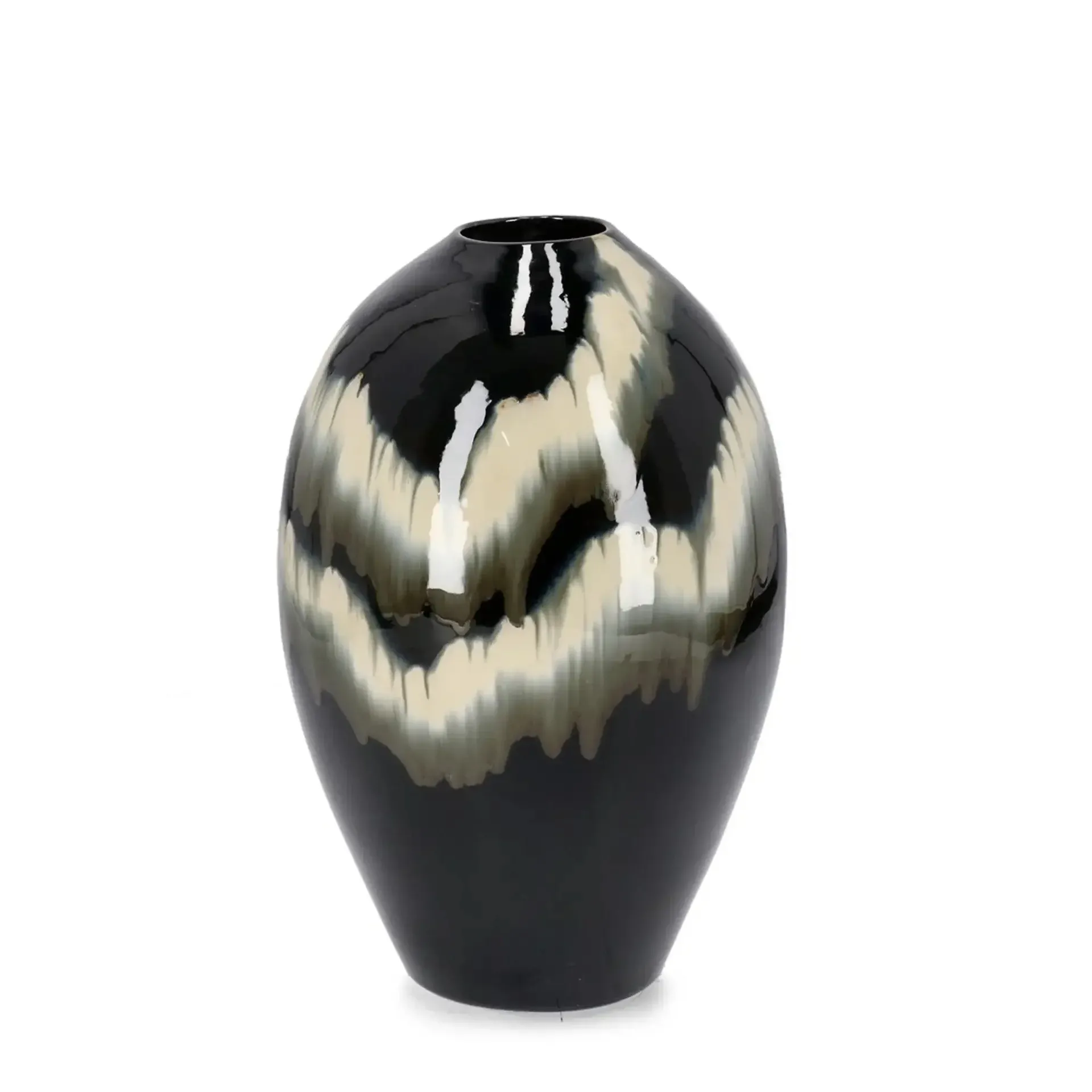 Wazon COIRA Ø29 Bizzotto czarny terakota