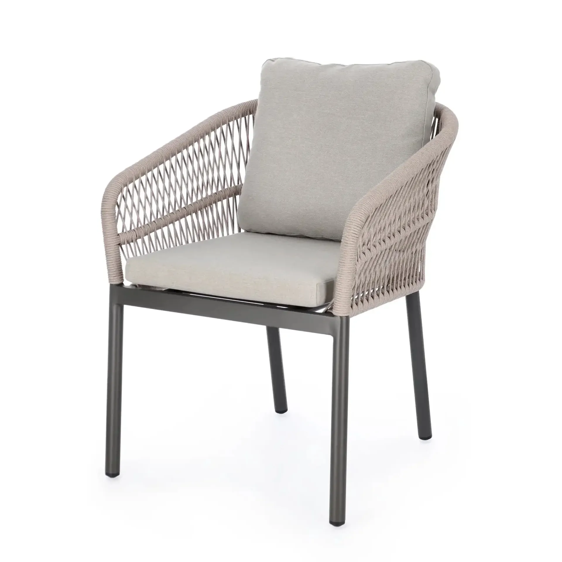 Krzesło ogrodowe GALDANA 62x68  Bizzotto beżowe aluminium