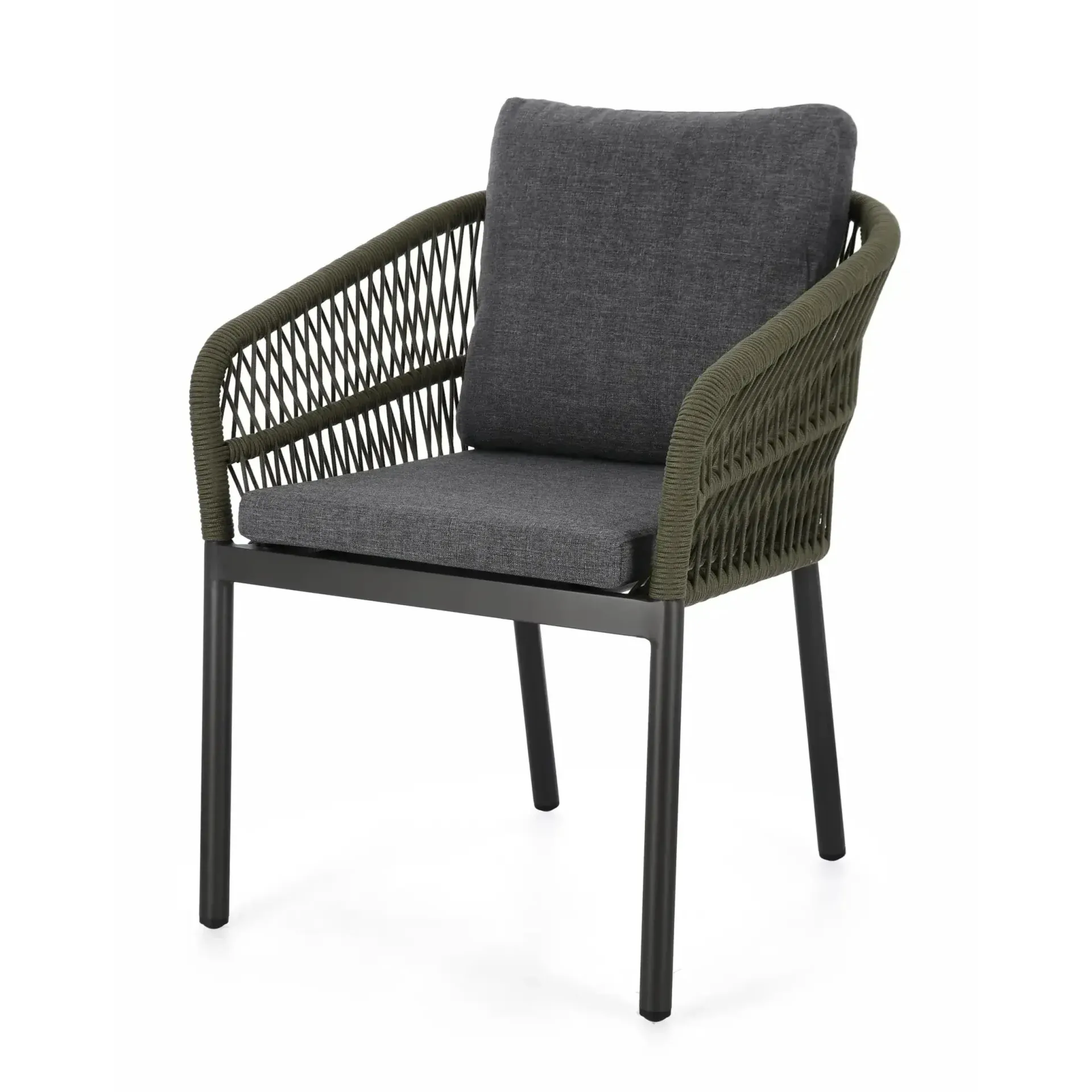 Krzesło ogrodowe GALDANA 62x68  Bizzotto antracytowe aluminium