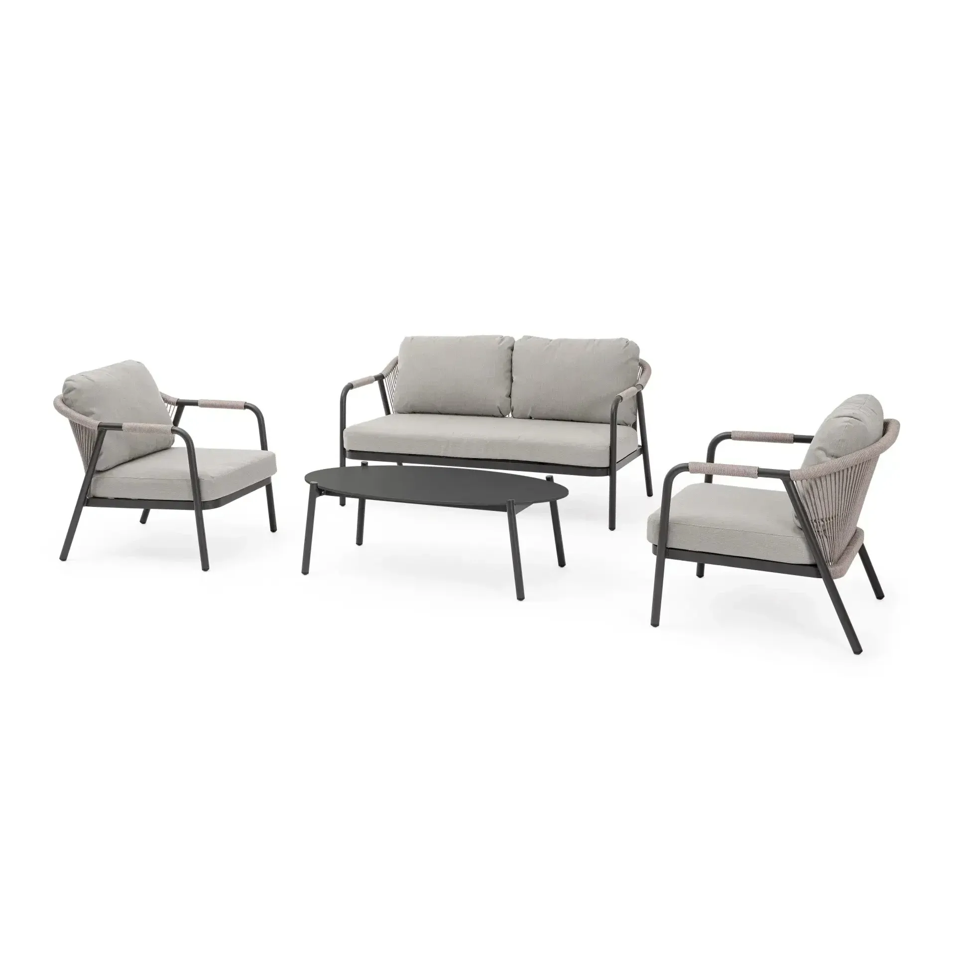 Komplet ogrodowy MIRAVET  Bizzotto beżowy aluminum