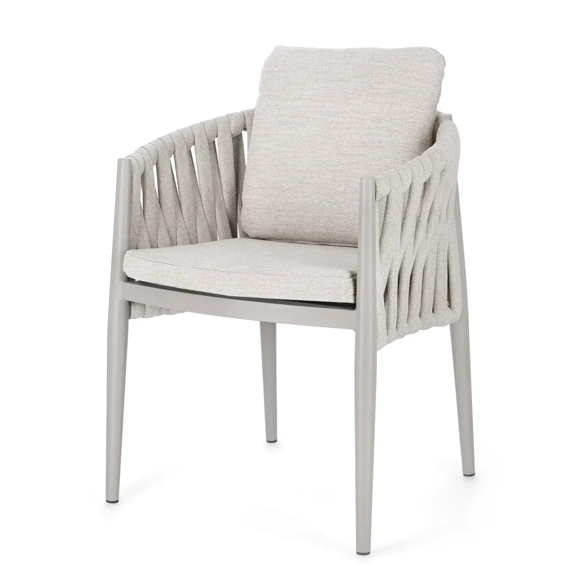 Krzesło ogrodowe JACINTA 63x60 Bizzotto beżowe aluminium