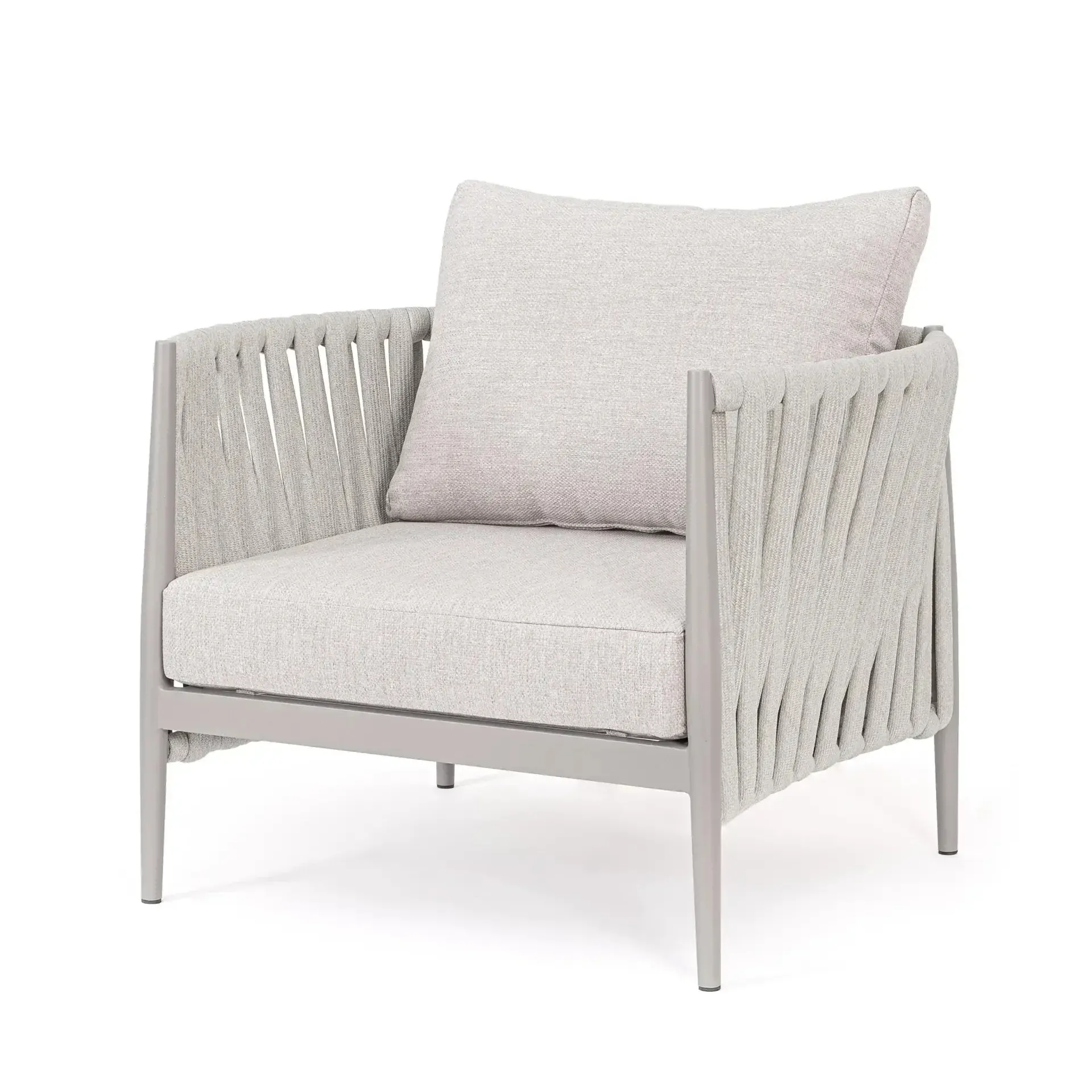 Fotel ogrodowy JACINTA 97x83 Bizzotto beżowy aluminium