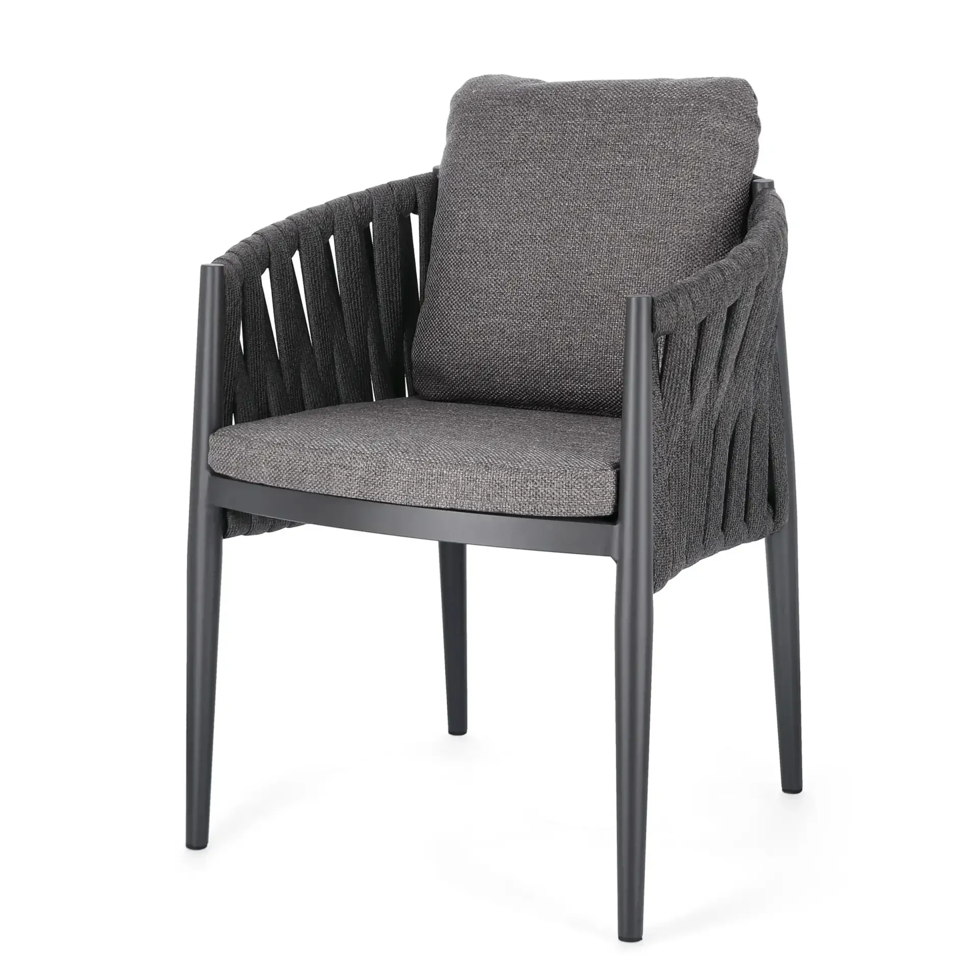 Krzesło ogrodowe JACINTA 63x60 Bizzotto antracytowe aluminium