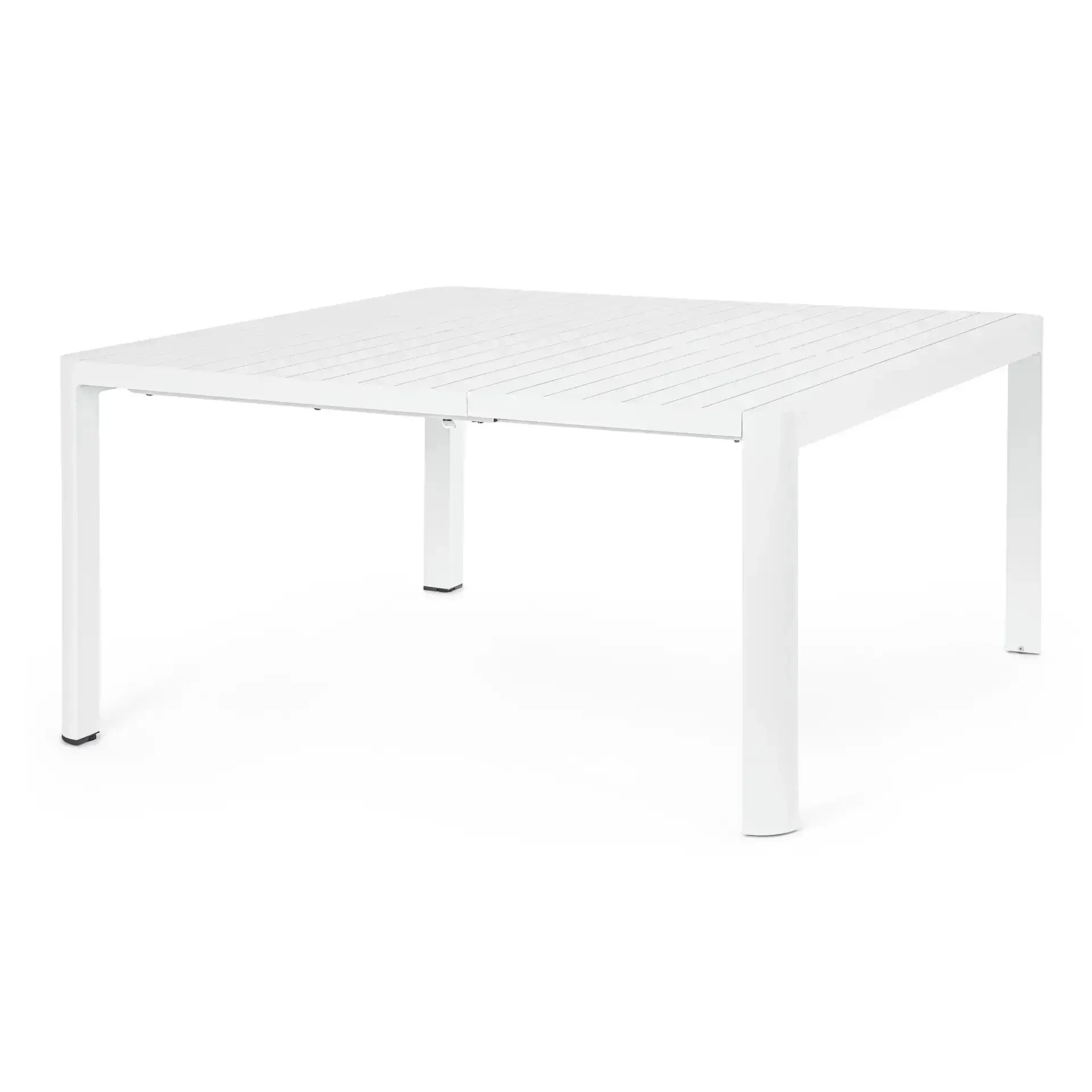 Stół ogrodowy rozkładany KIPLIN 149x97-149 Bizzotto biały aluminium