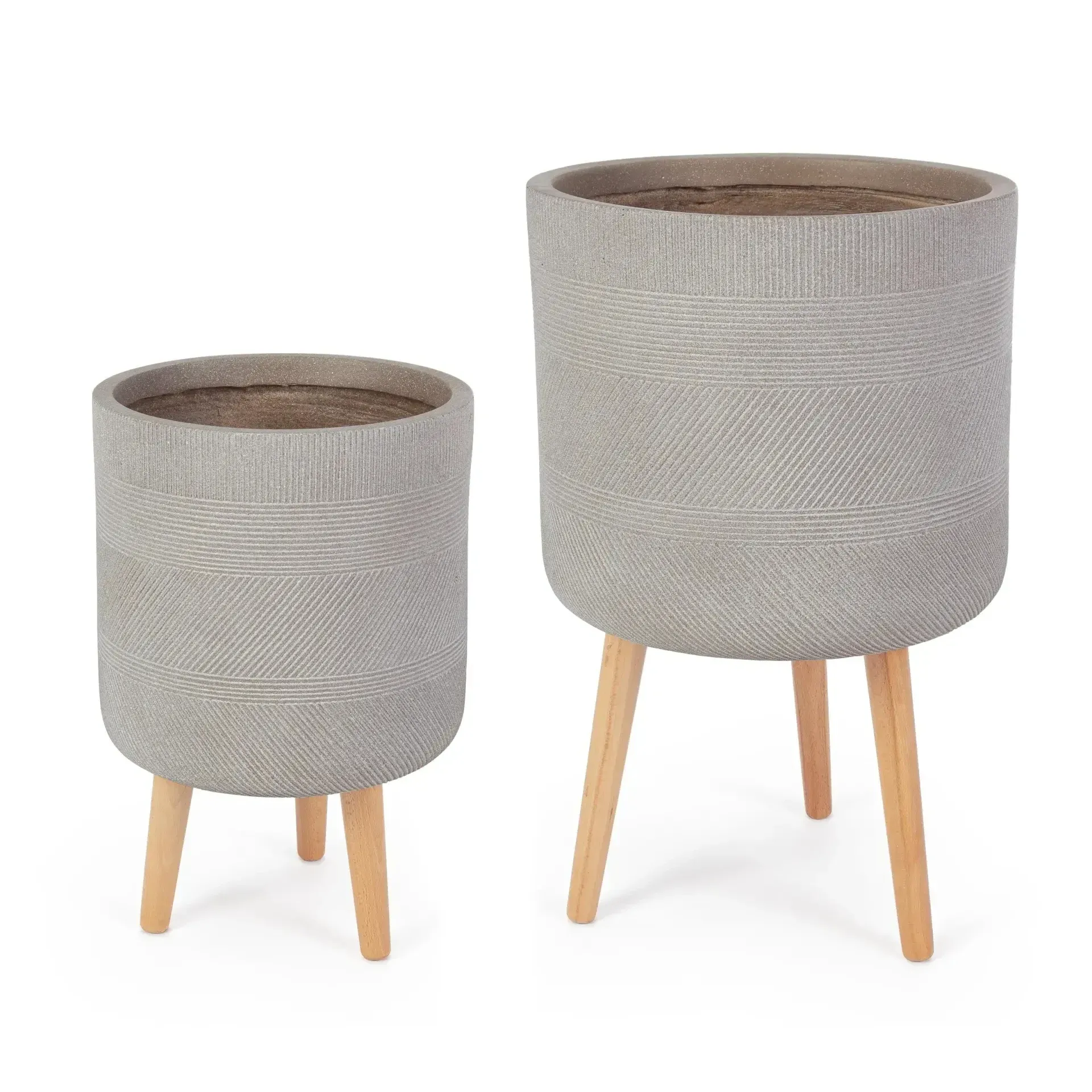 Zestaw donic RIGO Ø30+Ø37 Bizzotto szare włókno