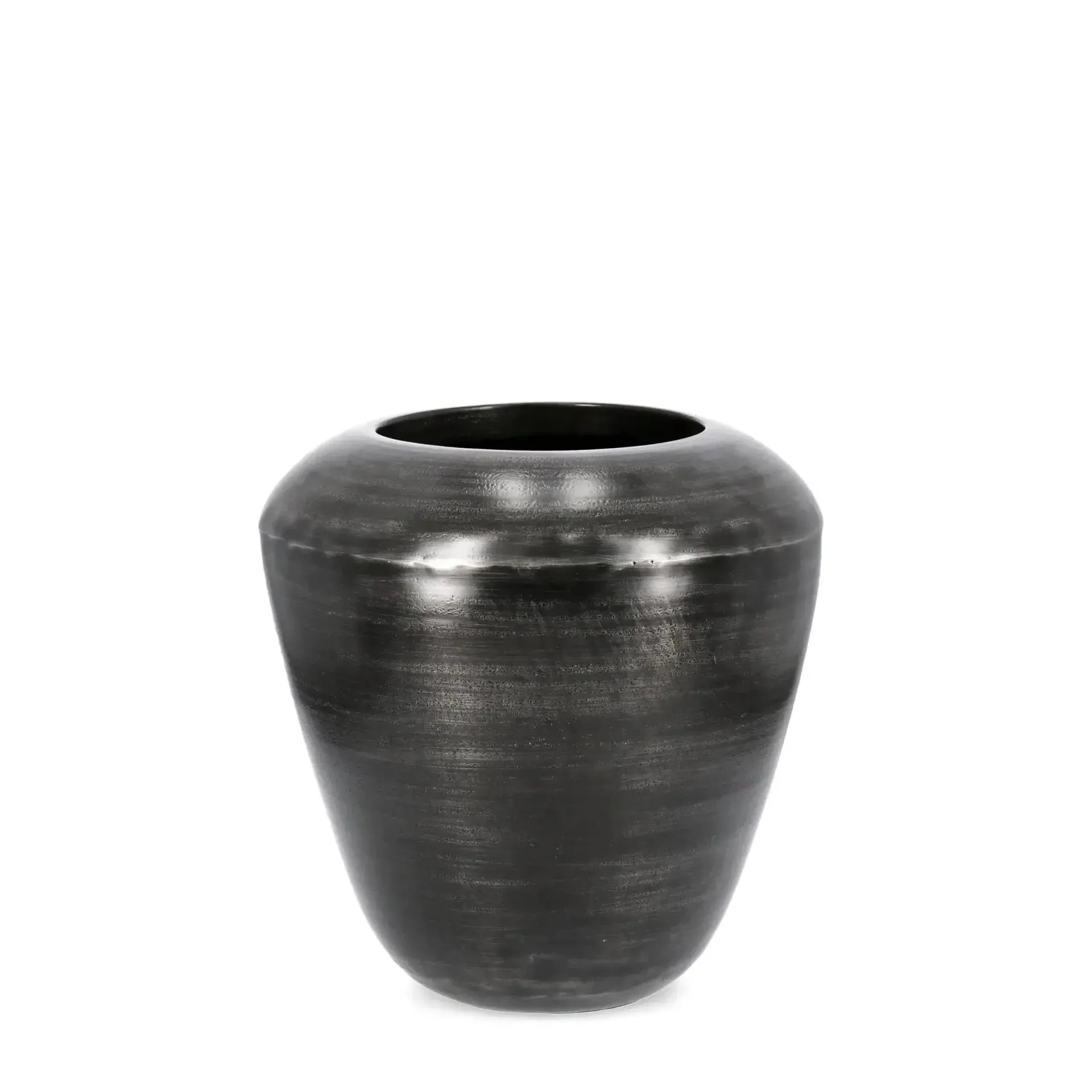 Wazon NADU Ø50 Bizzotto antracytowy aluminium