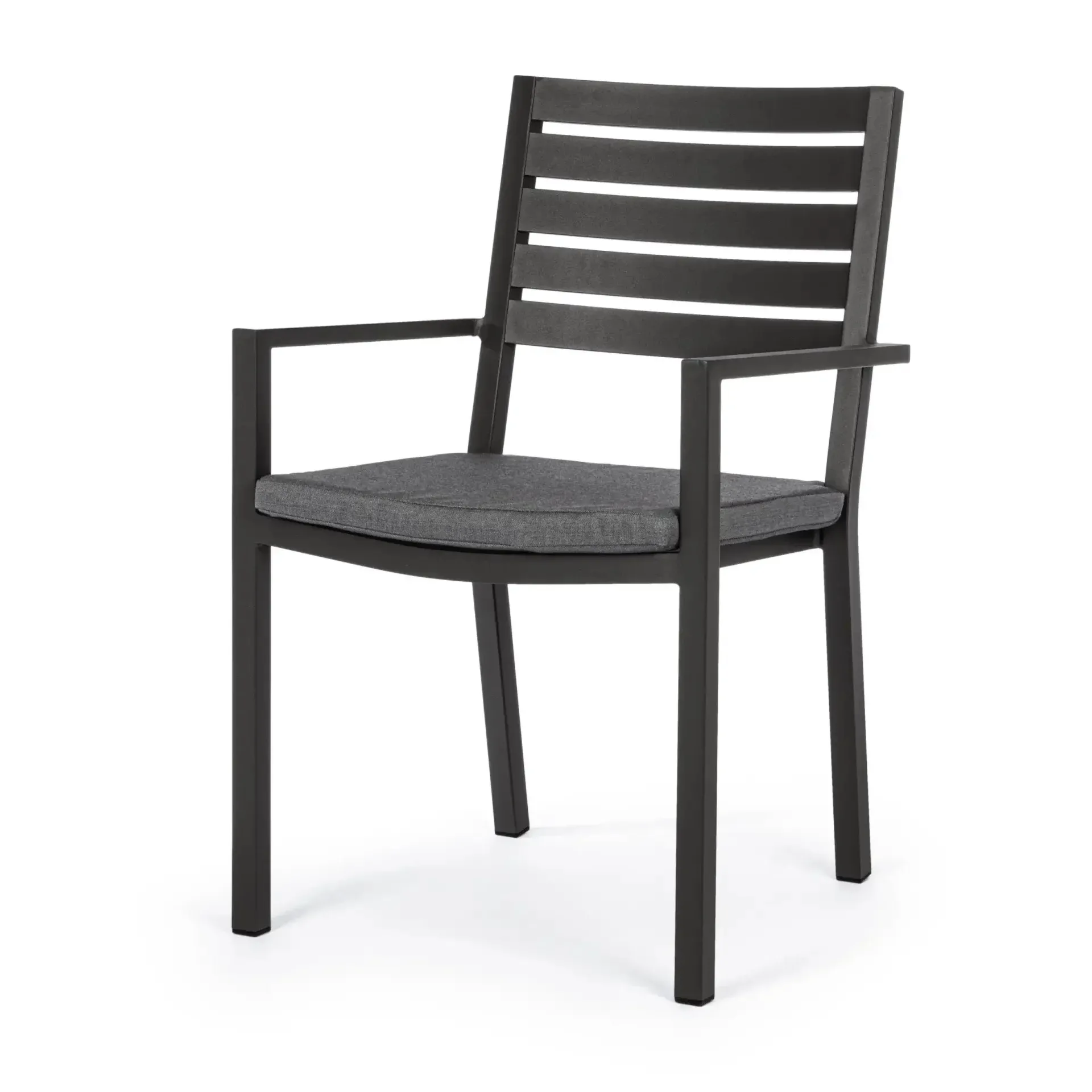 Krzesło ogrodowe HELINA 55x56,5 Bizzotto antracytowe aluminium