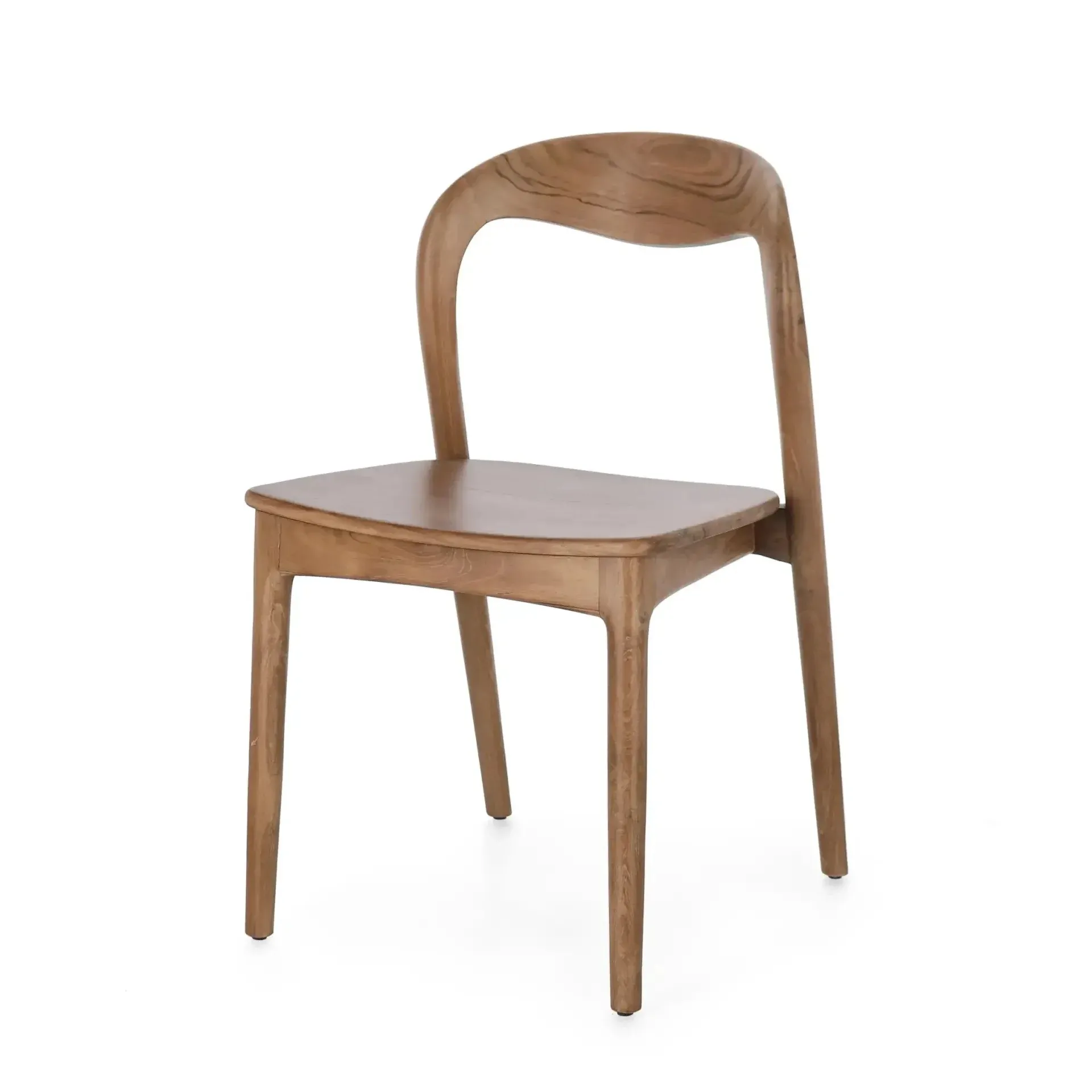 Krzesło MILEY 47 x 53 Bizzotto brązowe drewno teak