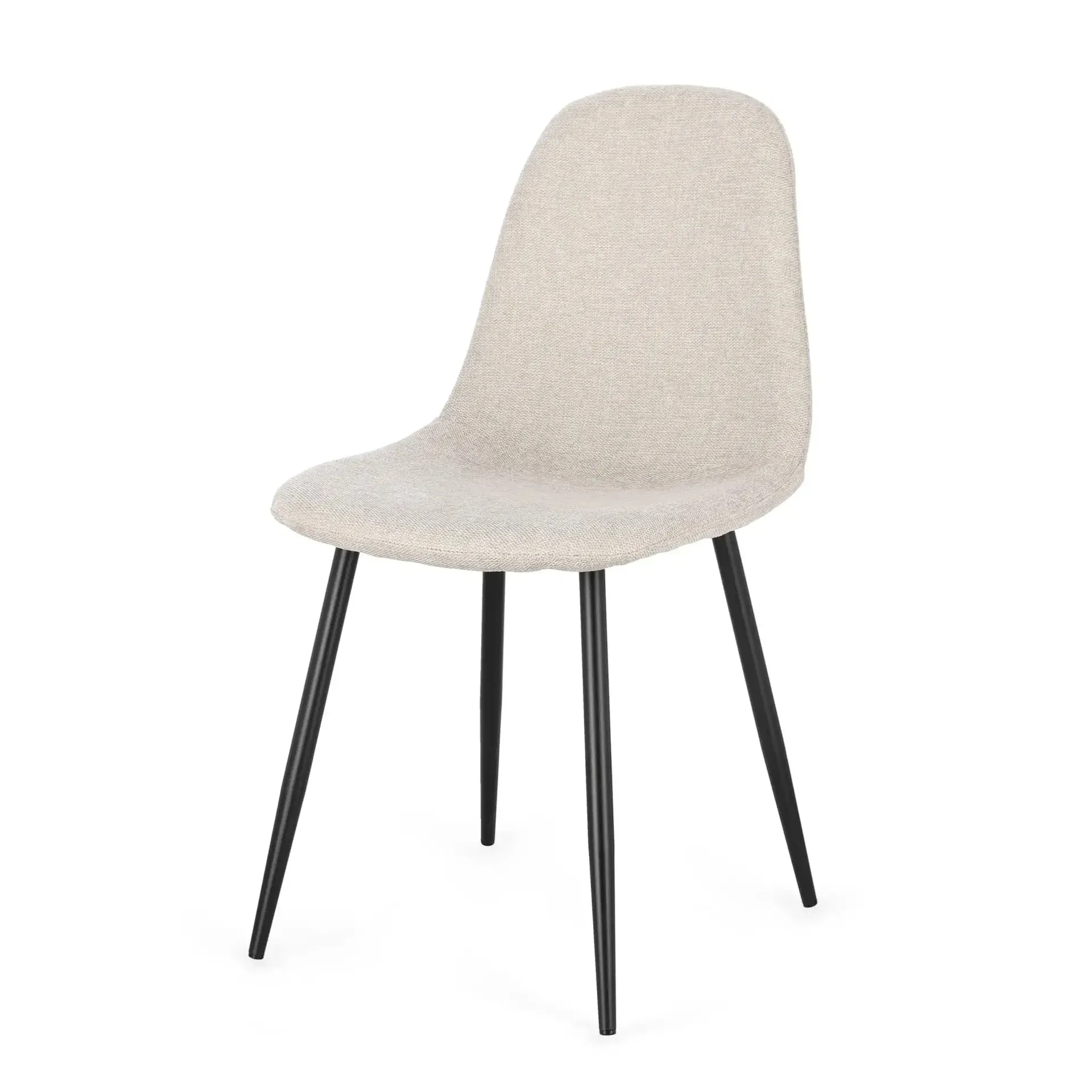 Krzesło IRELIA 44x53 Bizzotto białe metal - sklejka