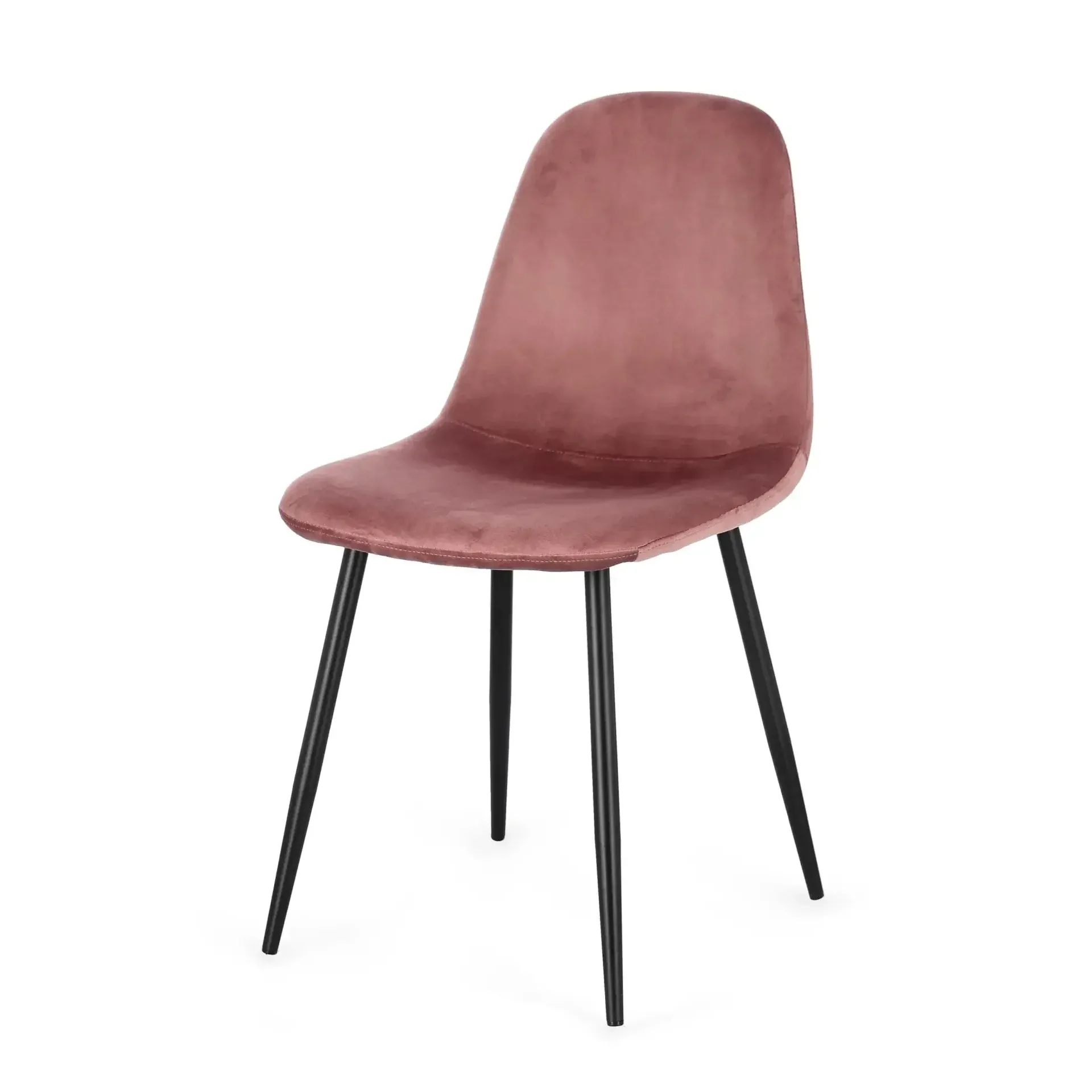 Krzesło IRELIA 44x53 Bizzotto różowe metal - sklejka